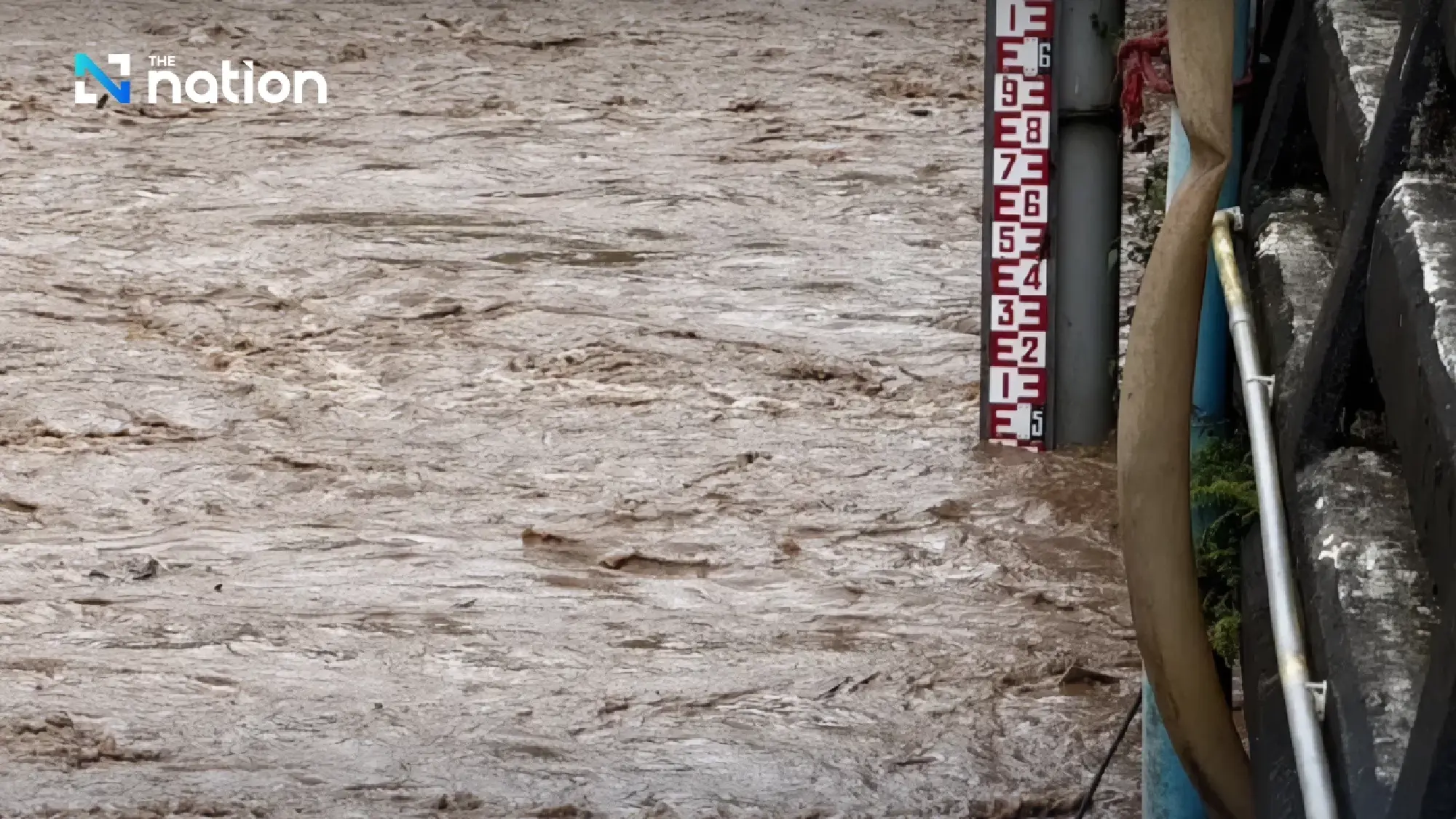 Severe flooding hits Mae Chaem, Chiang Mai, as Mae Chaem River bursts its banks