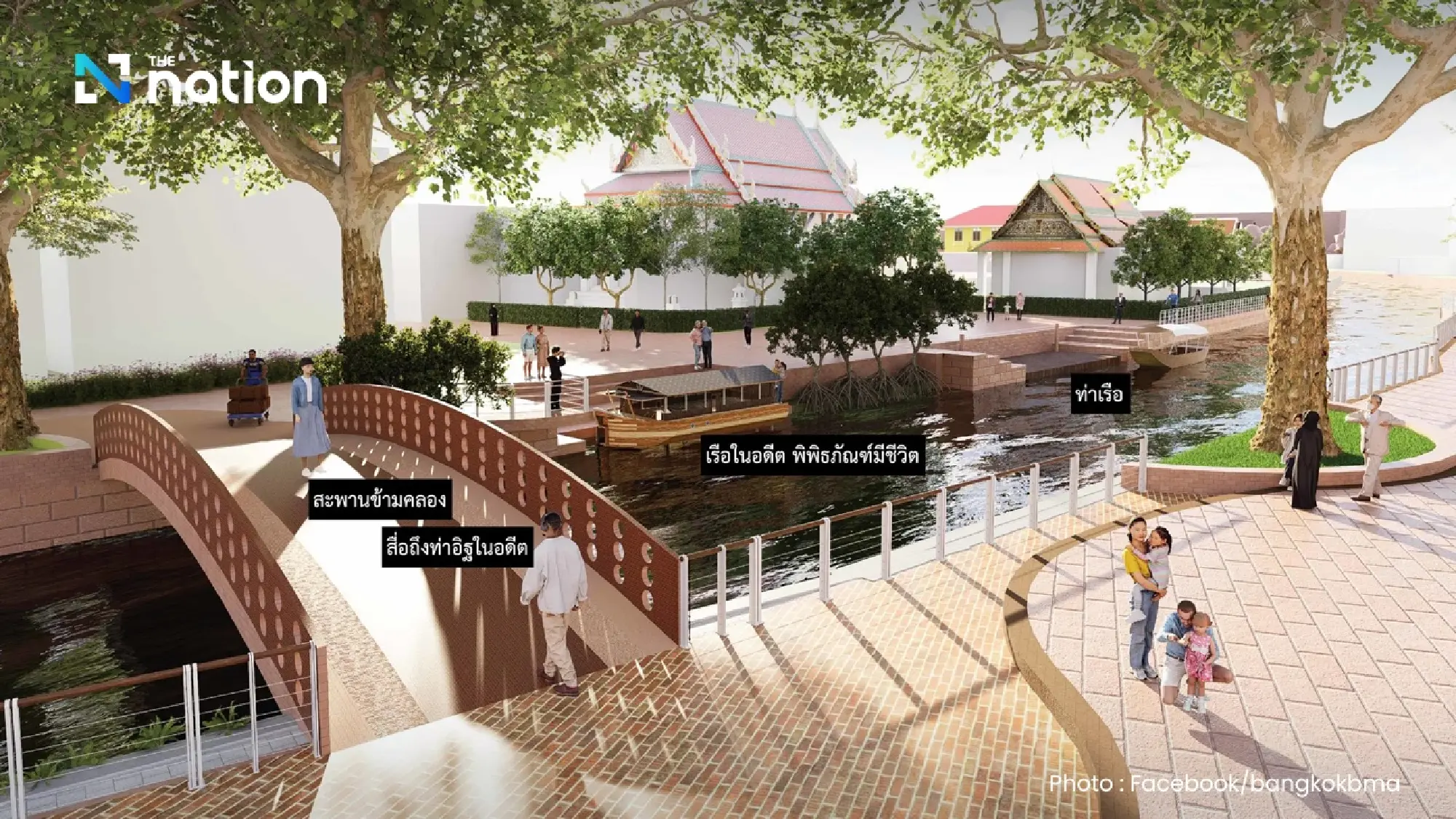 BMA accelerates Khlong Samsen revitalisation, linking to Ratchawithi Skywalk