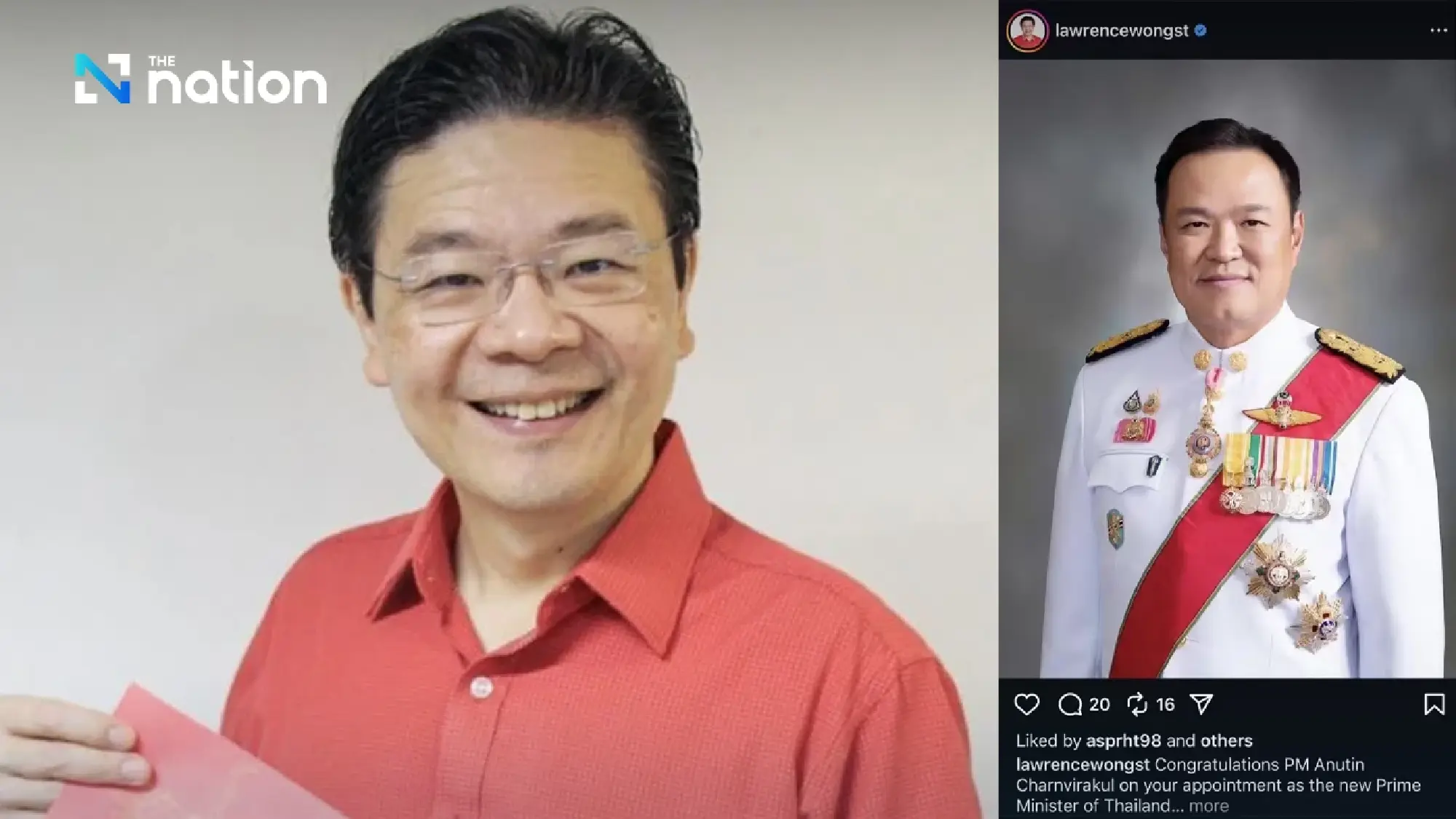 Malaysia, Singapore congratulate Anutin on becoming Thailand’s new prime minister