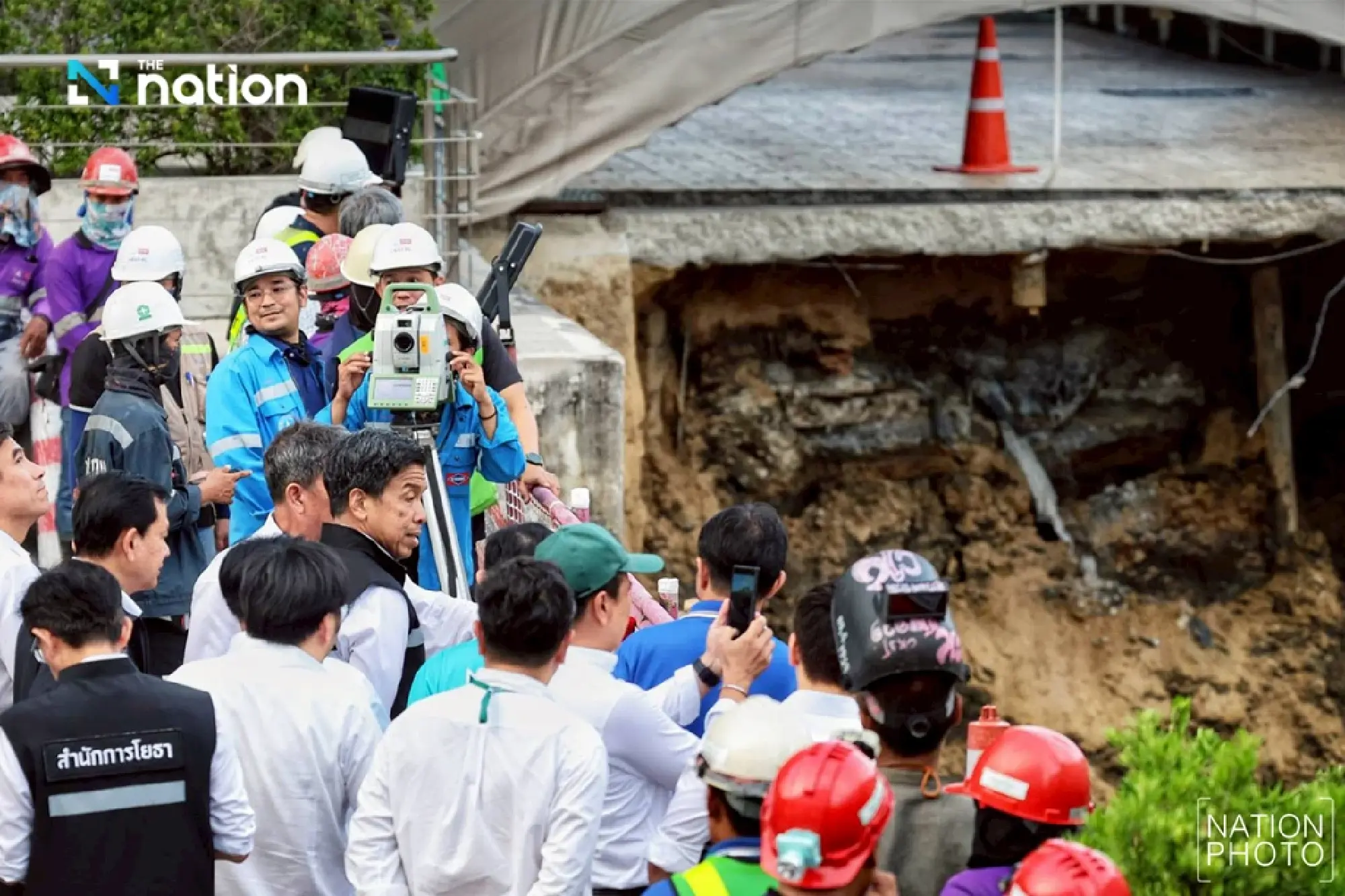 Bangkok Governor reports continued land subsidence at Samsen Police Station, sets plans for prevention
