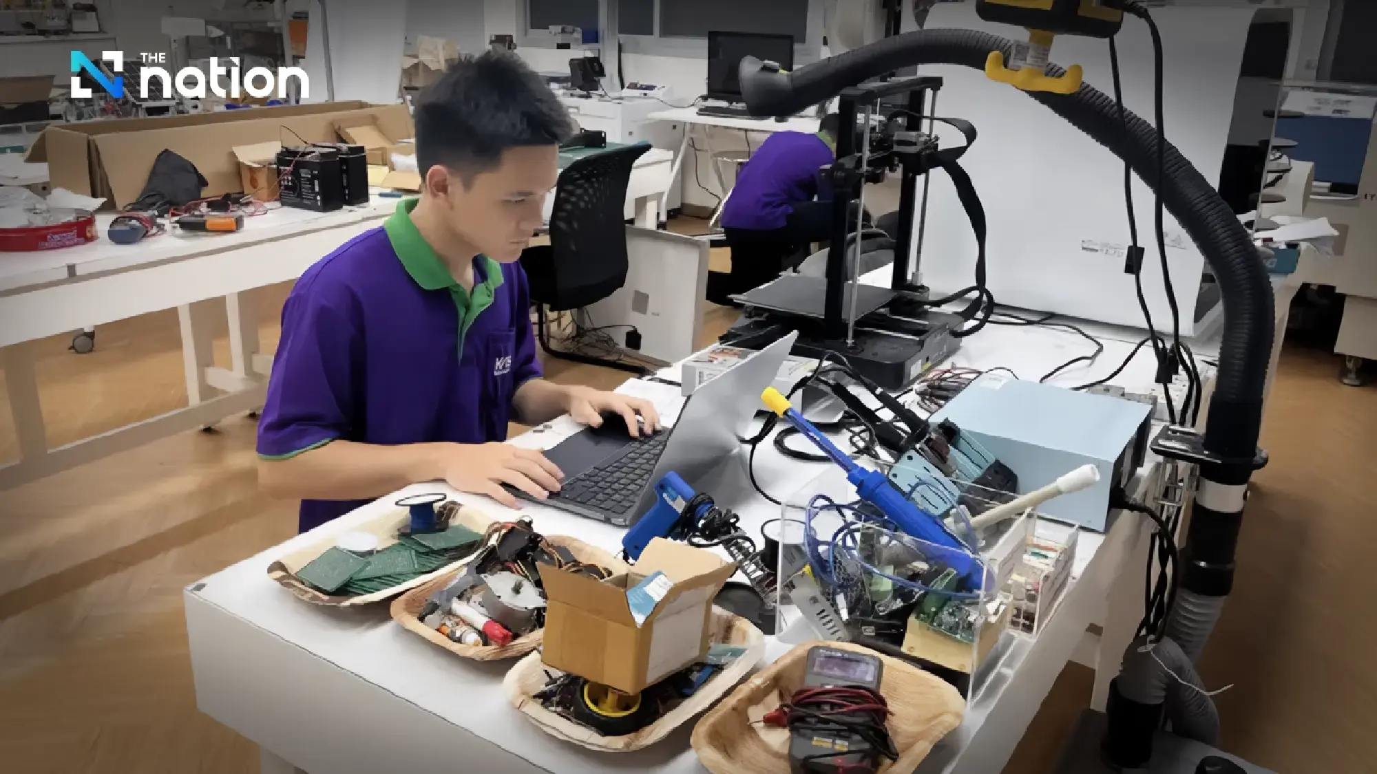 Rayong students develop AI system to protect communities from wild elephant incursions