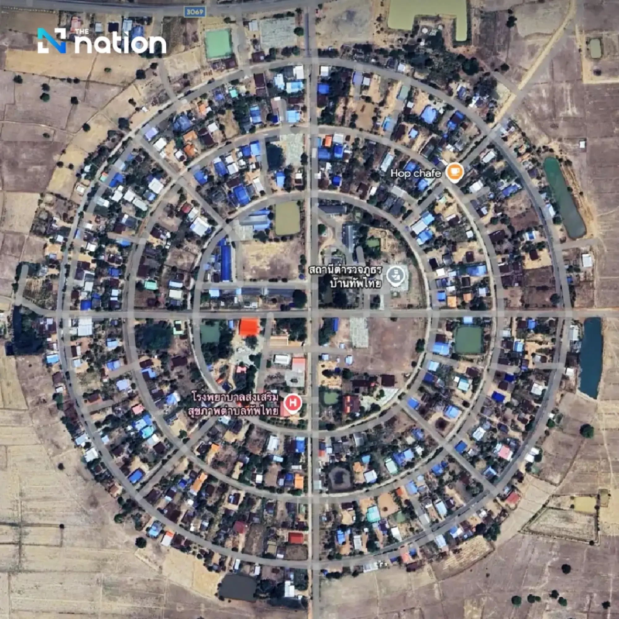 Ban Thap Thai: a unique circular village in Sa Kaeo with a beautiful urban plan