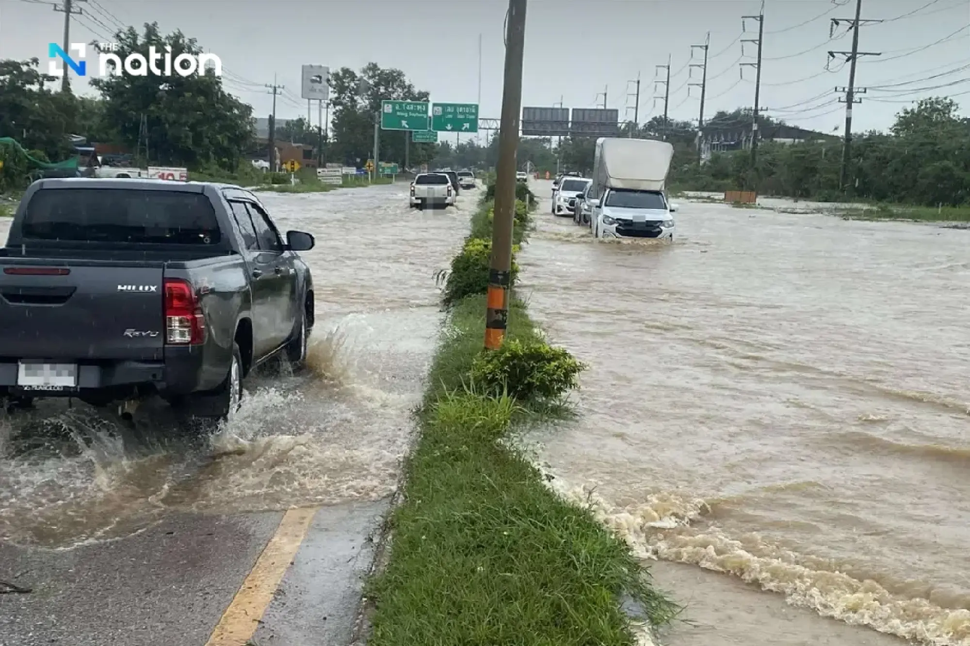 Four Loei villages hit by run-offs and flash floods following heavy rains