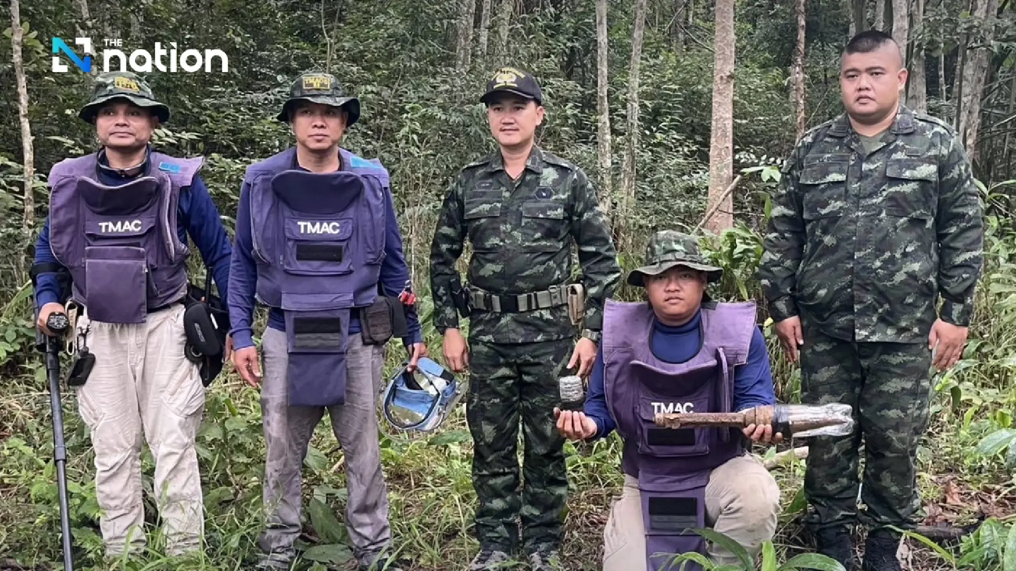 TMAC clears nearly 3,000 landmines and explosives in Phu Makua, Chong An Ma, and Chong Bok areas