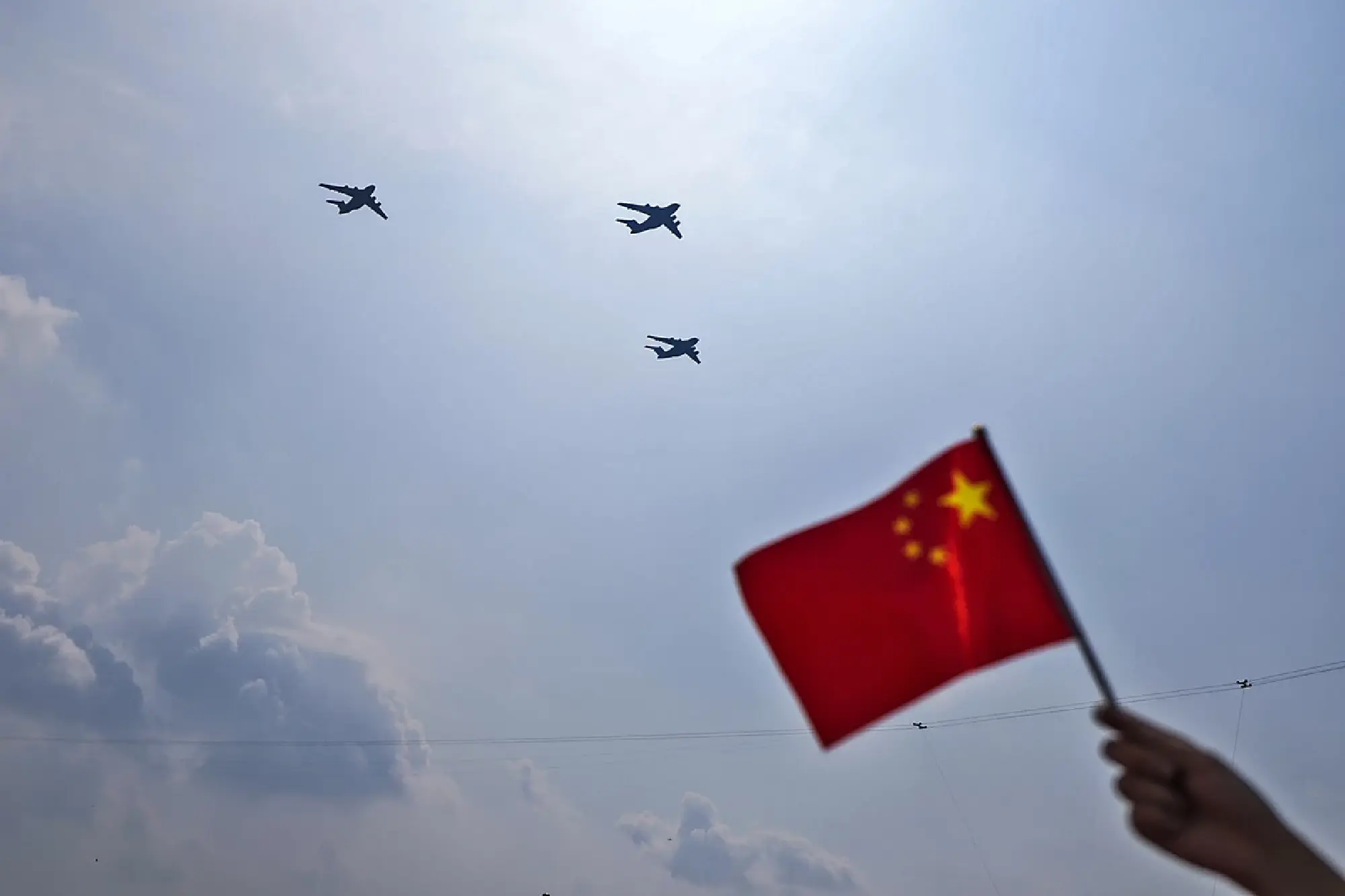 All types of fifth-generation combat planes displayed at V-Day parade