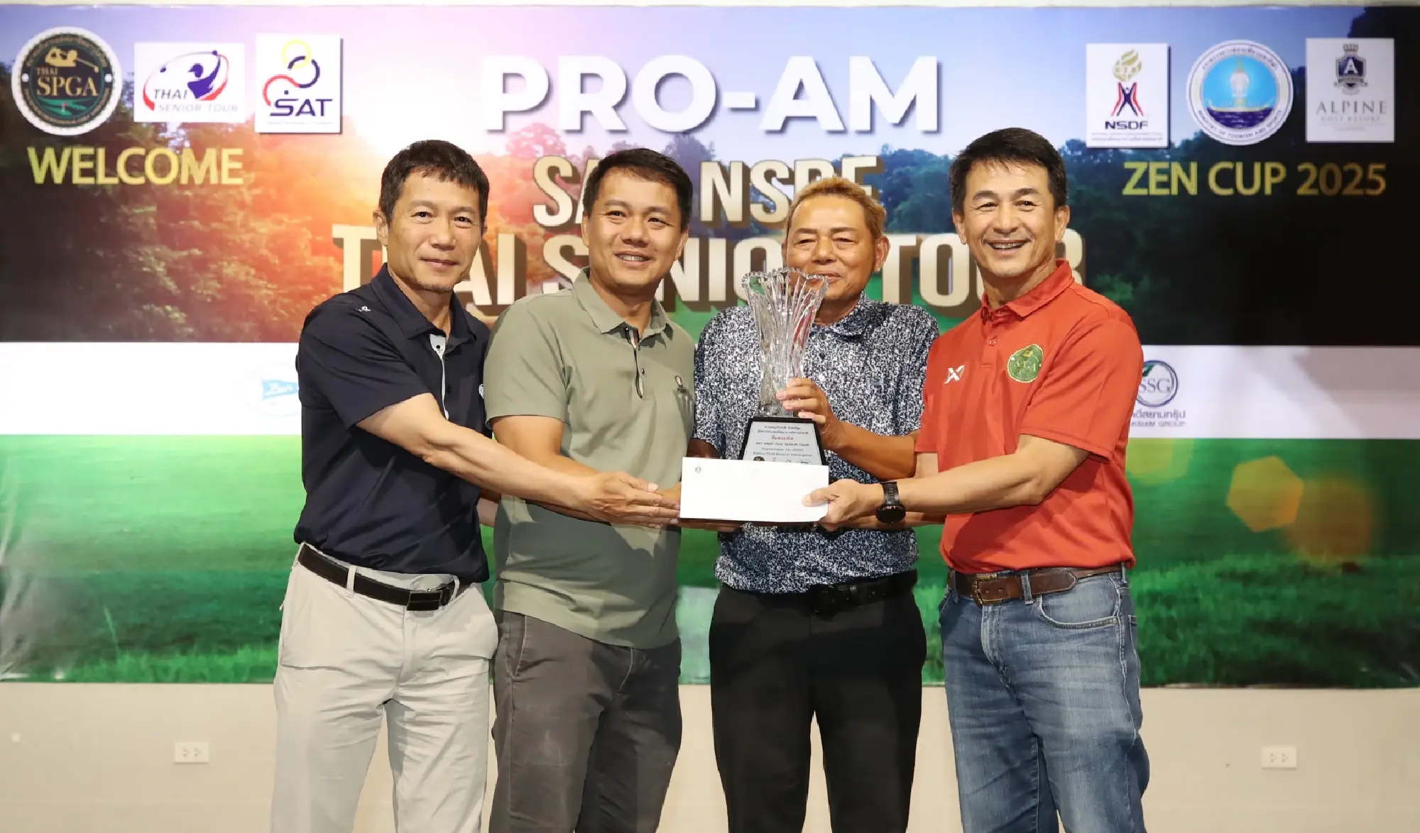 Thanawin leads SPGA4 team to Pro-Am victory at Thai Senior Tour in Chiang Mai