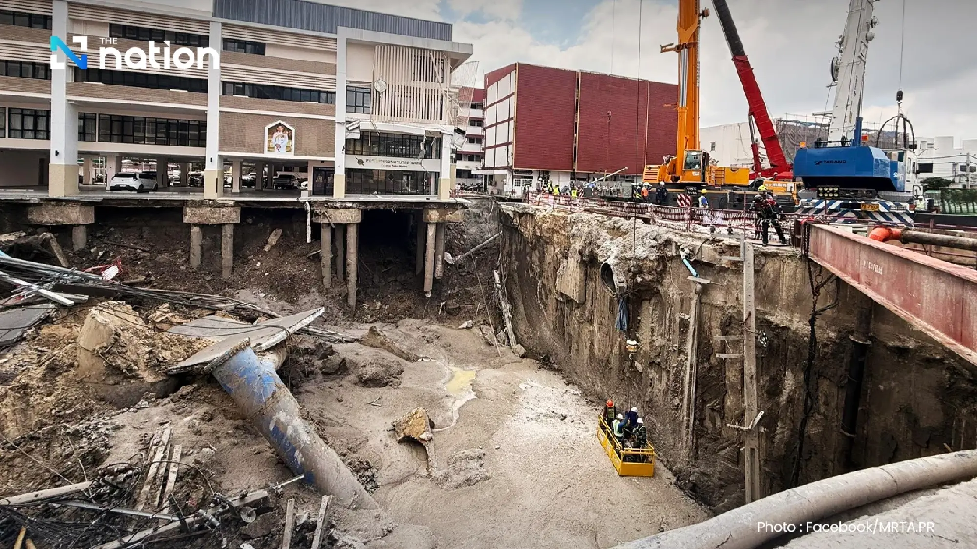 Samsen Road sinkhole repair delayed after new cavity discovered