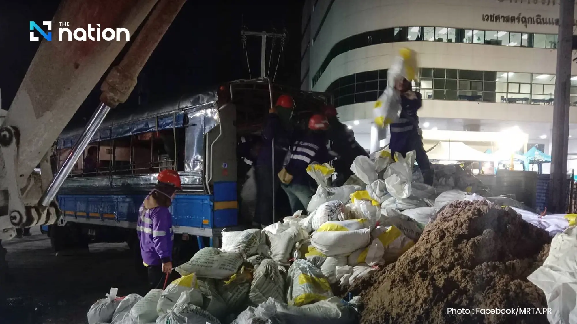 MRTA takes responsibility for road subsidence, to investigate all tunnels on Purple Line