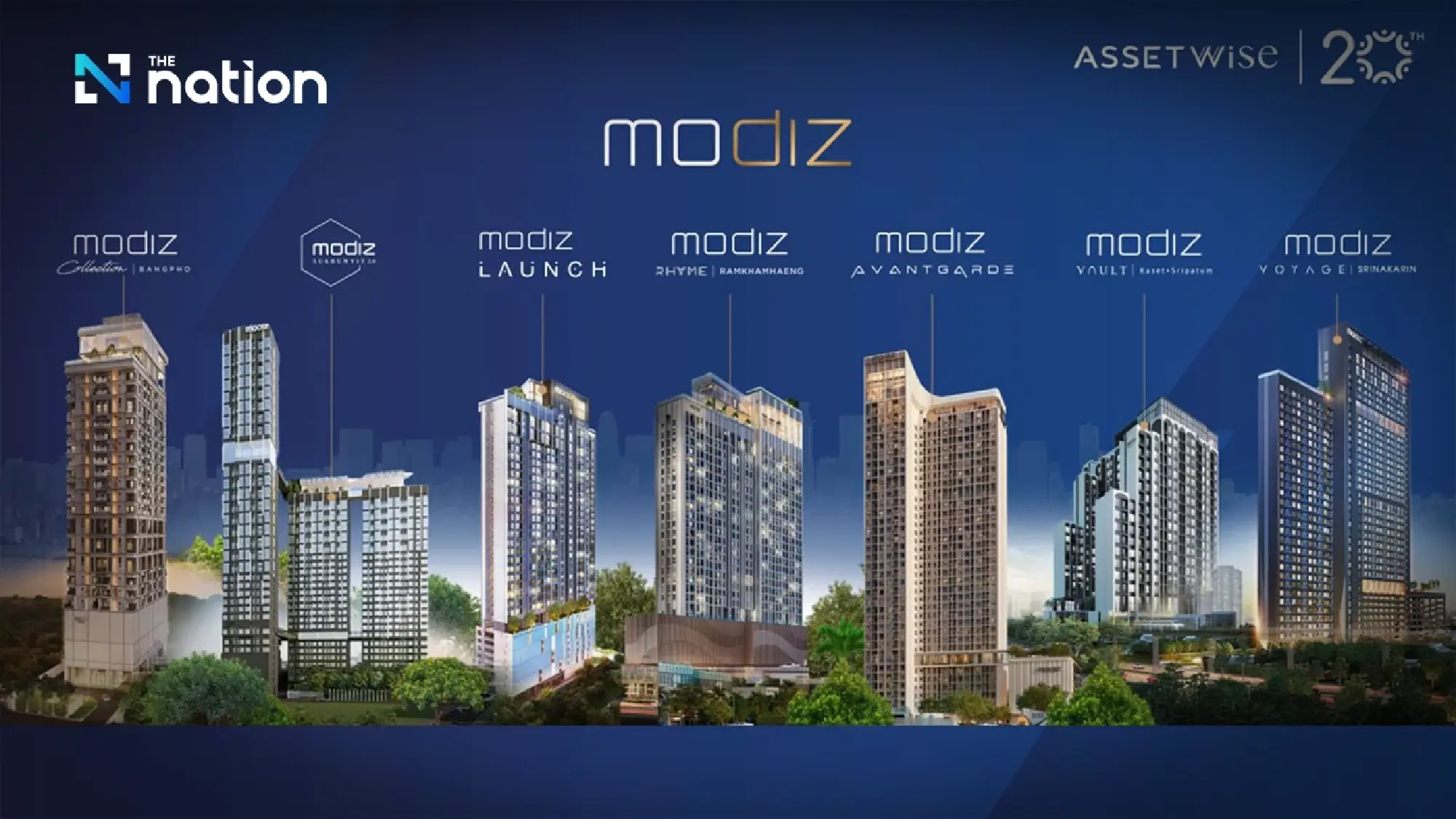 AssetWise Celebrates 20 Years as Thailand's Most Popular Property Developer