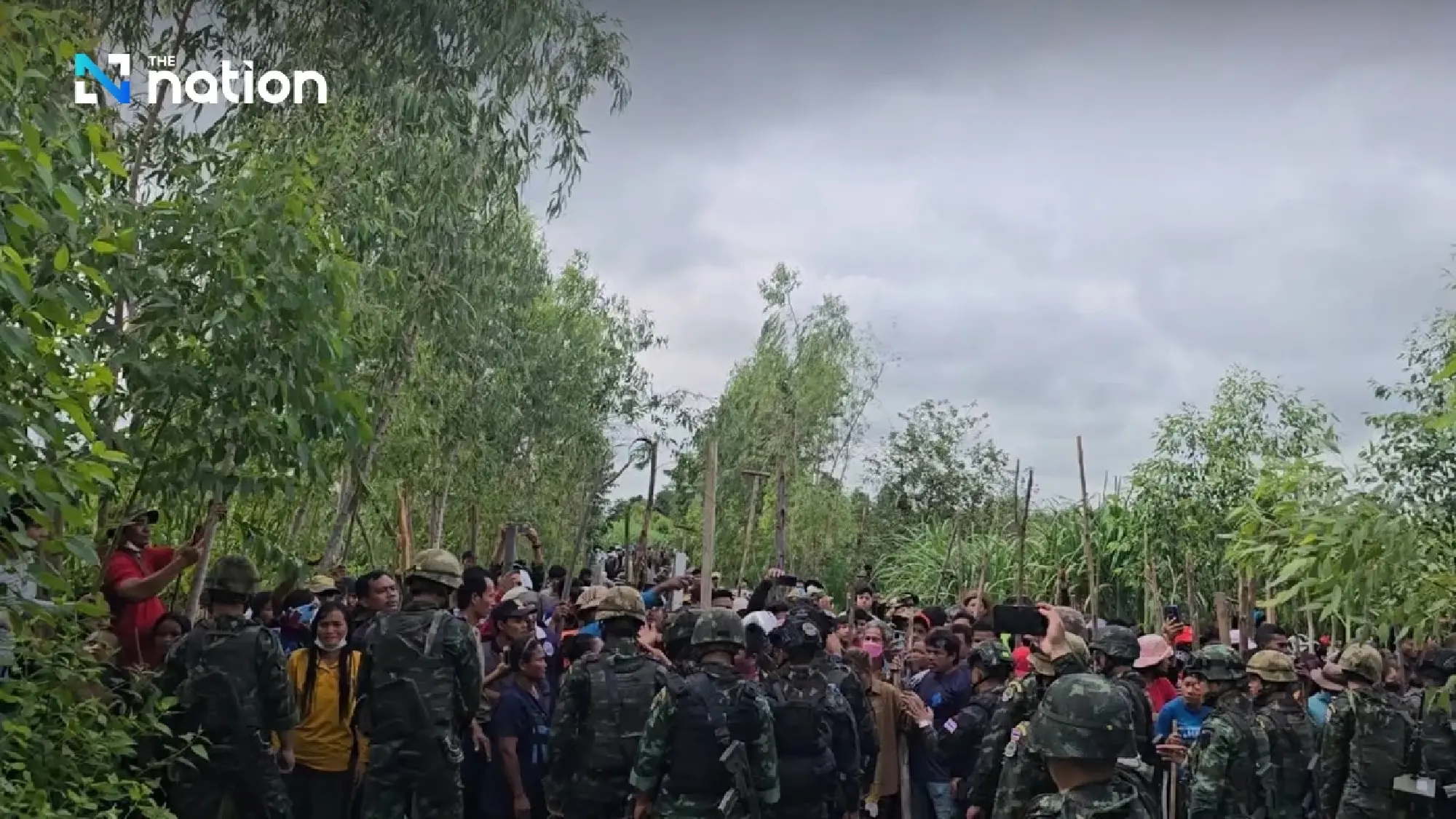 Summary of Cambodian protest at Ban Nong Chan area in Sa Kaeo