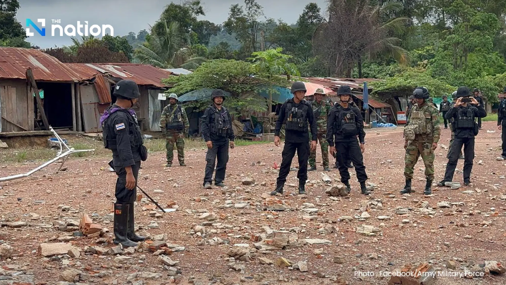 Second Army slams Cambodia for bringing troops and weapons into Chong An Ma