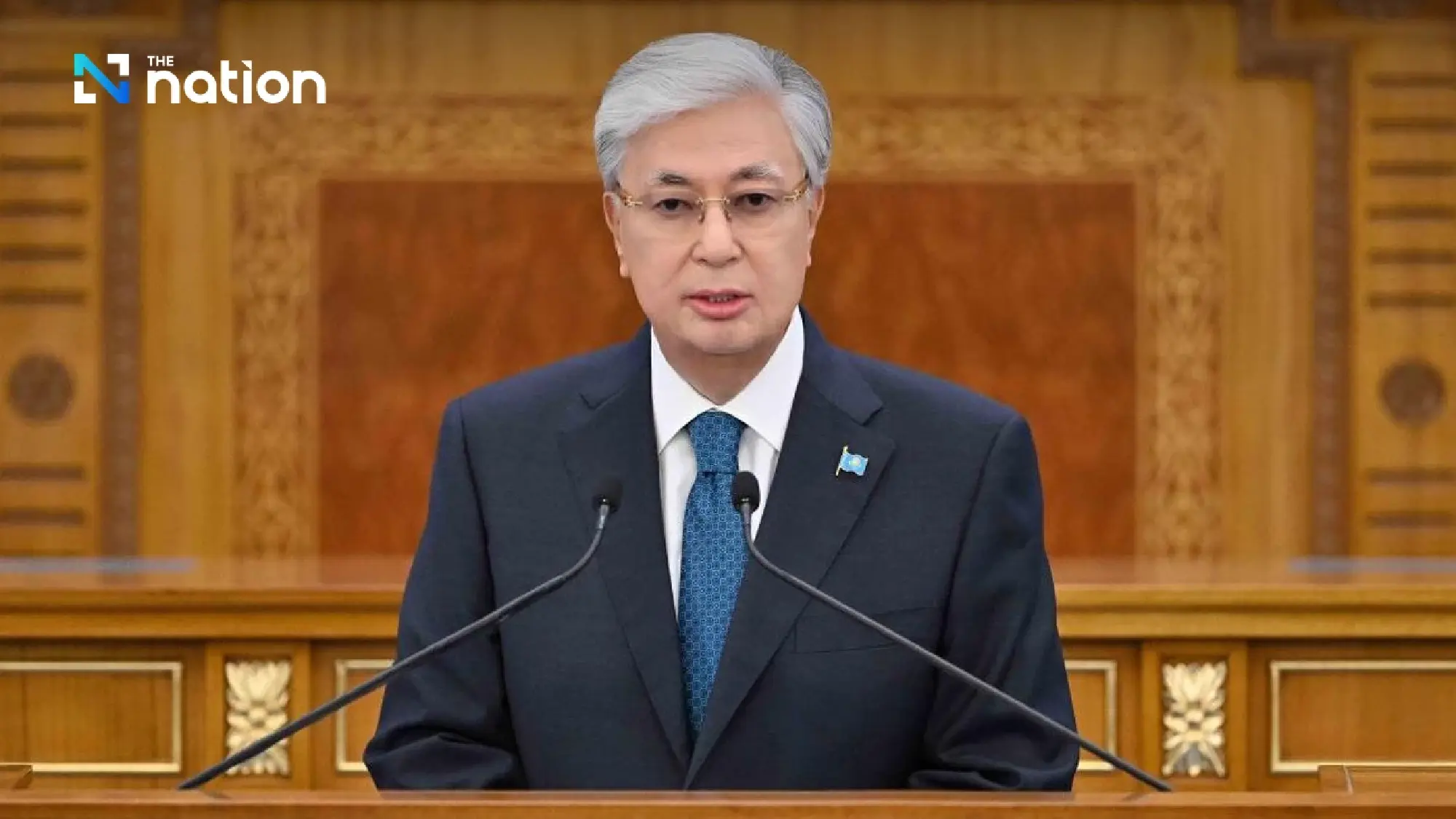 Kazakh President Kassym-Jomart Tokayev