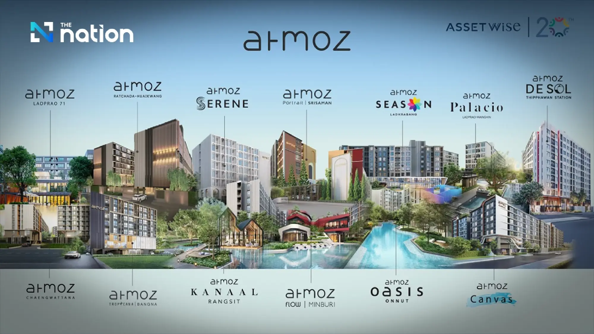 AssetWise Celebrates 20 Years as Thailand's Most Popular Property Developer