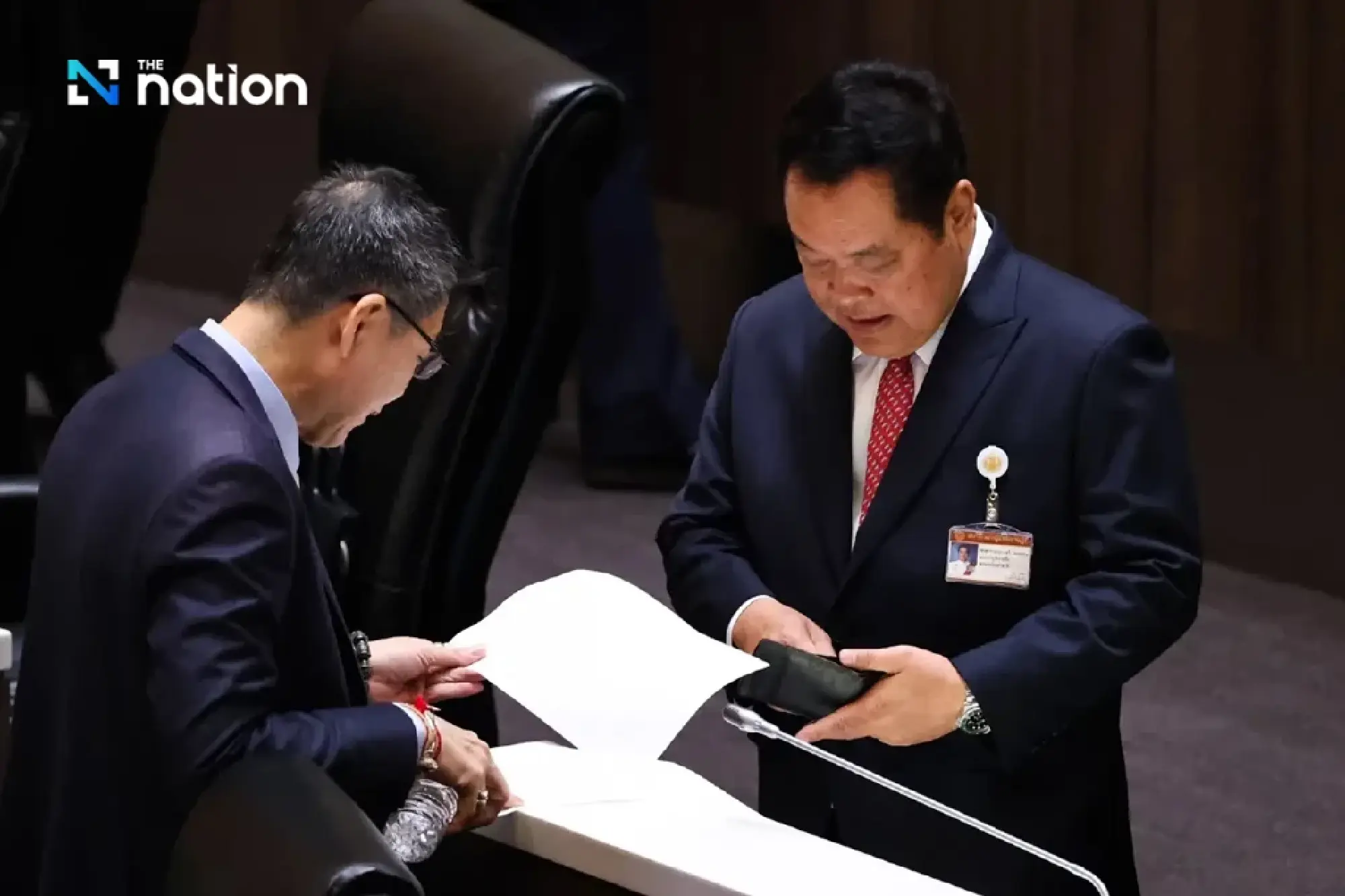 MPs Petition Constitutional Court to Remove Anutin and Natthaphong