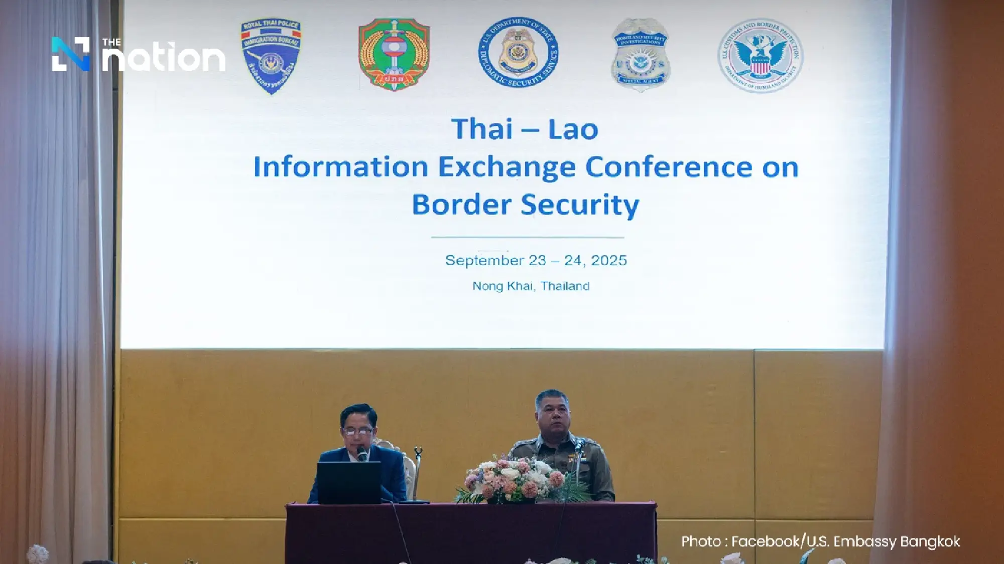 US embassies in Thailand and Laos hold trilateral meeting on border security and organised crime