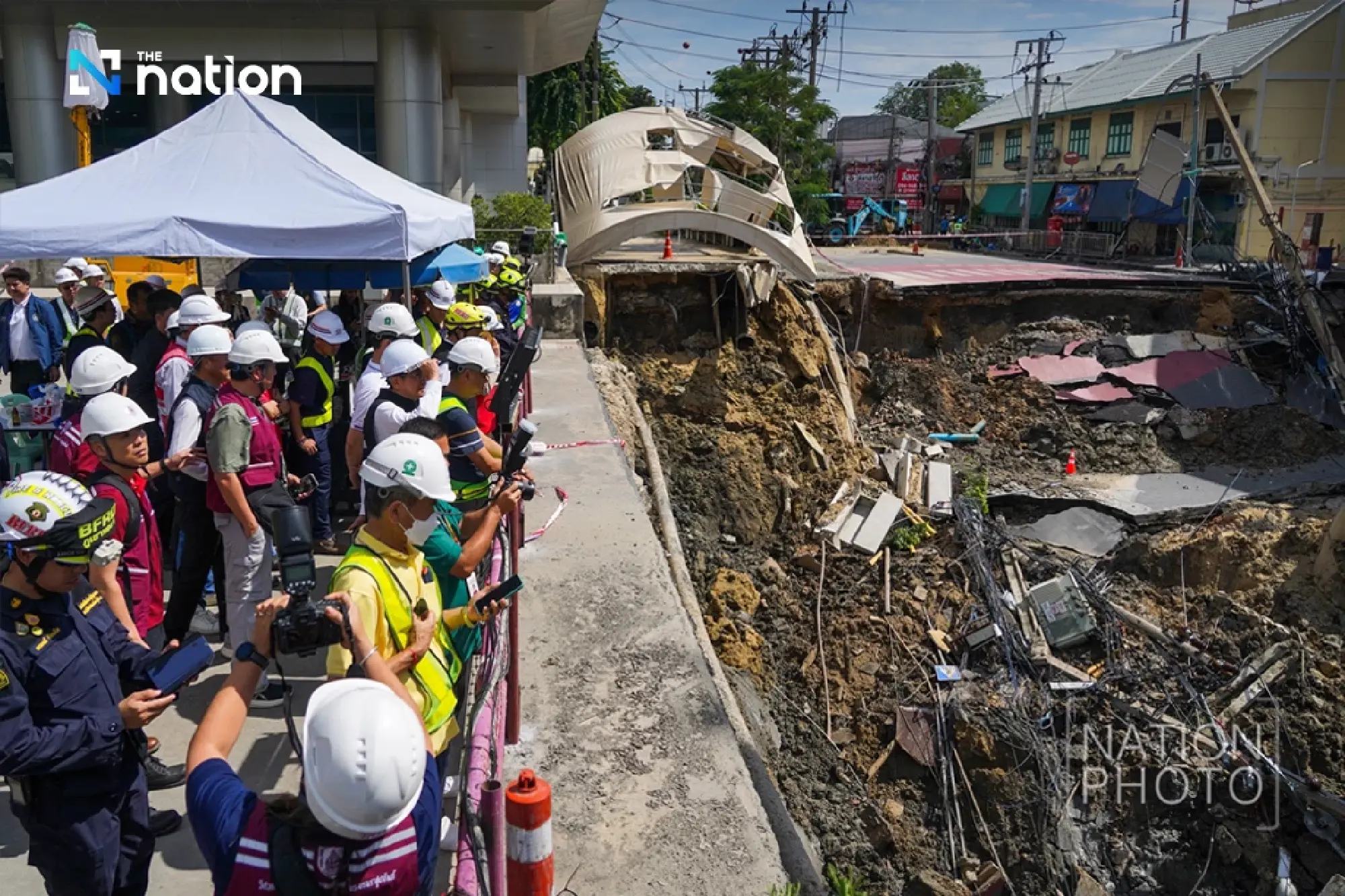 MRTA addresses road subsidence at Vajira Hospital, vows to restore traffic within 14 days