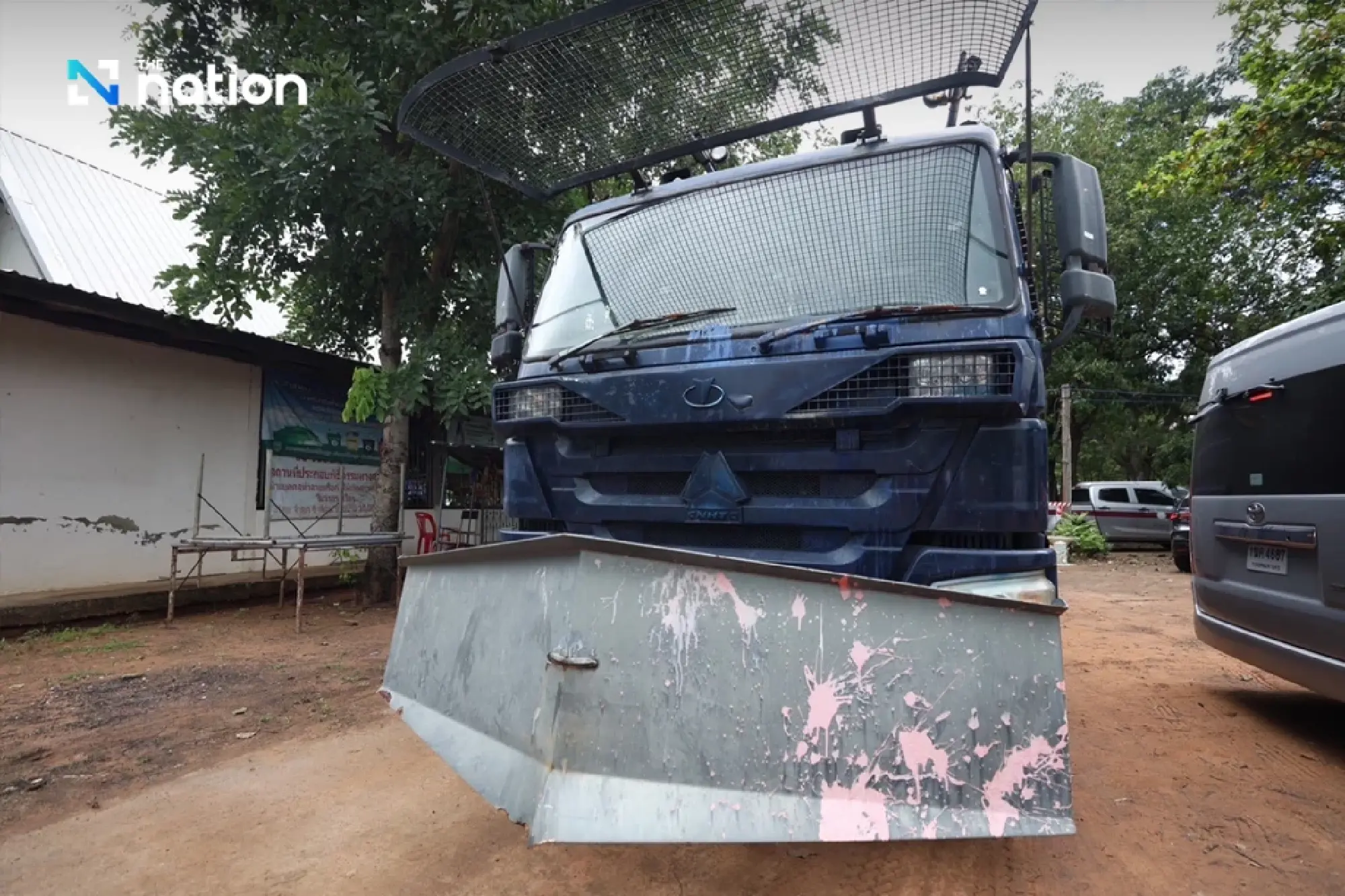 Water trucks deployed in Sa Kaeo to prepare for Cambodian protests