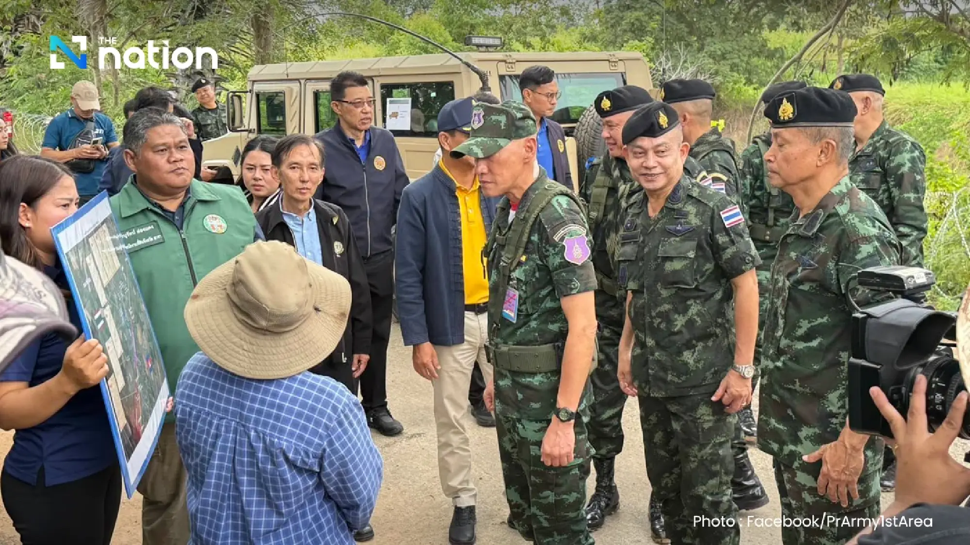 First Army Area Commander vows to reclaim Ban Nong Chan from Cambodian encroachers