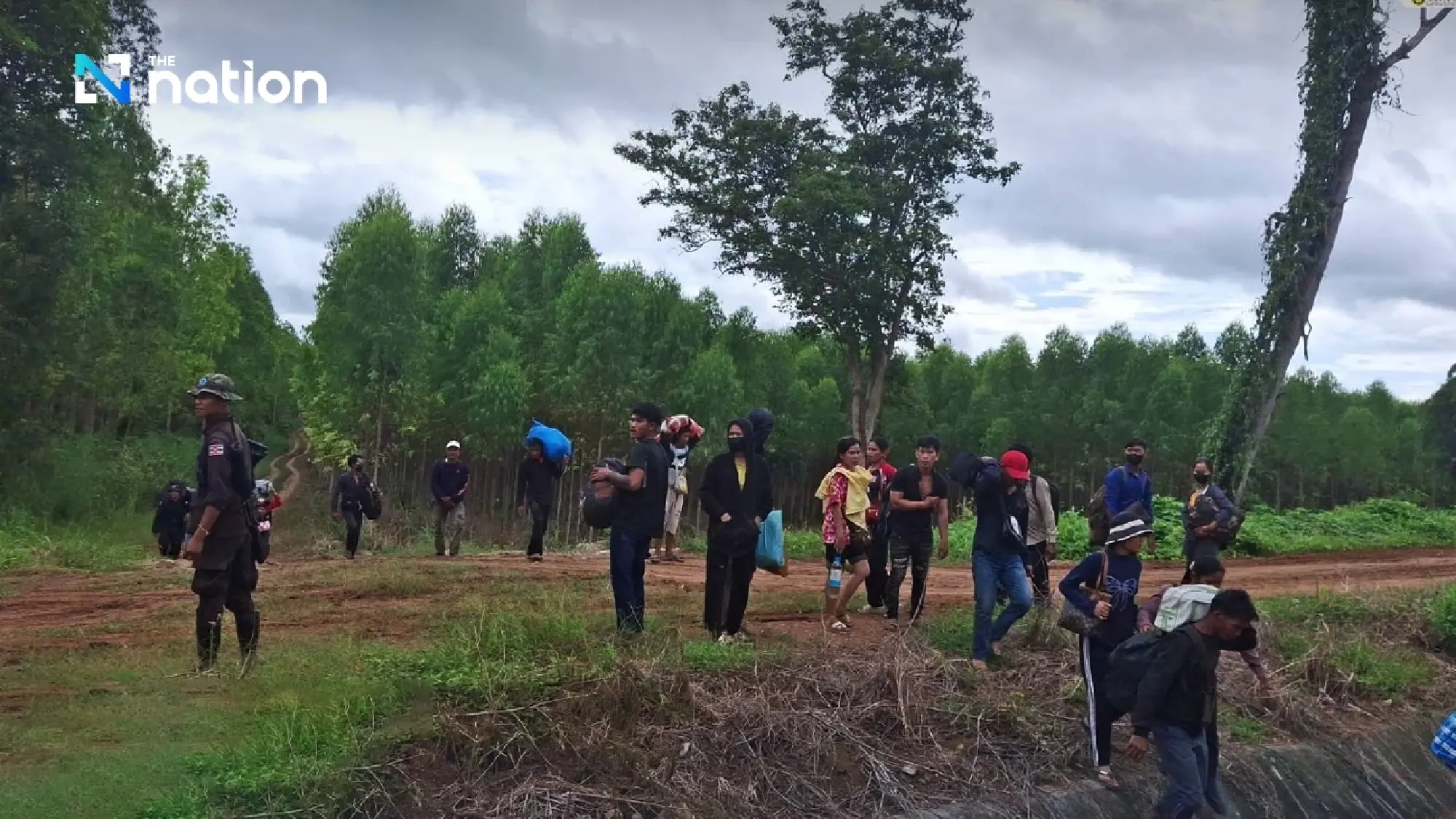 45 Cambodians arrested for sneaking across Chanthaburi border