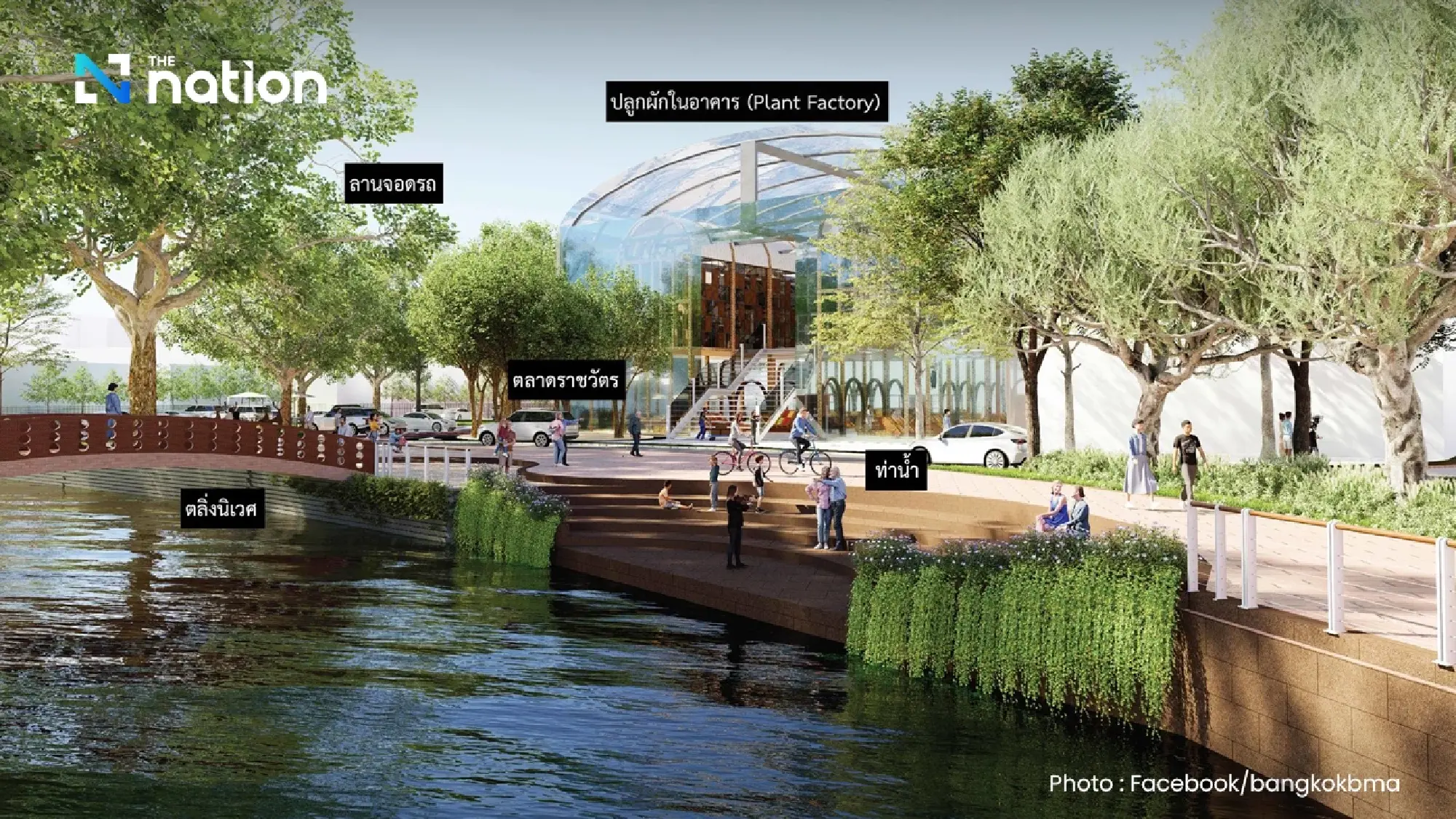 BMA accelerates Khlong Samsen revitalisation, linking to Ratchawithi Skywalk