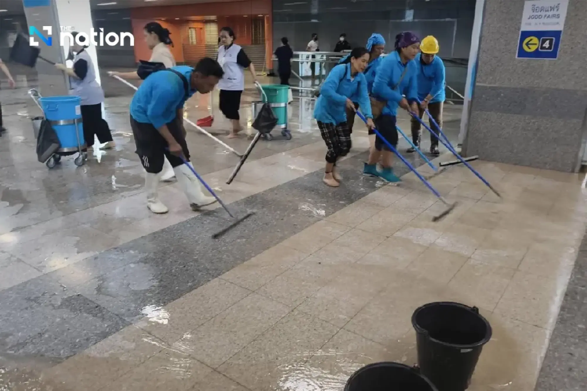 MRTA explains flooding at MRT Cultural Centre station caused by construction link