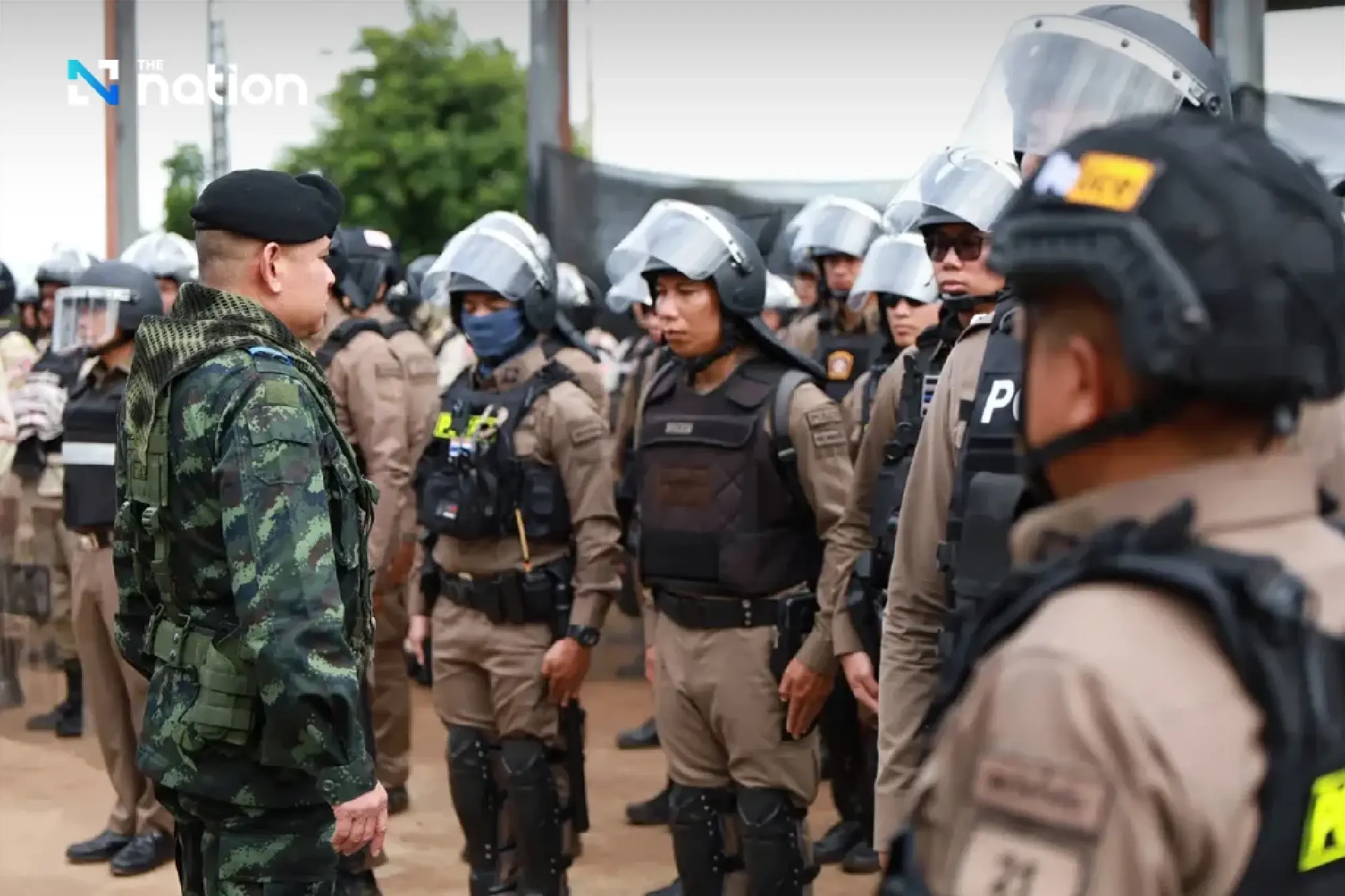 Burapha Task Force chief inspects Ban Nong Chan, affirms readiness to defend border