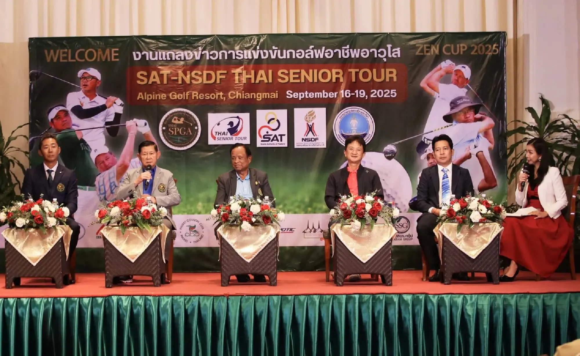 Thailand Senior Tour's 4th event tees off in Chiang Mai with a 2 million baht prize purse