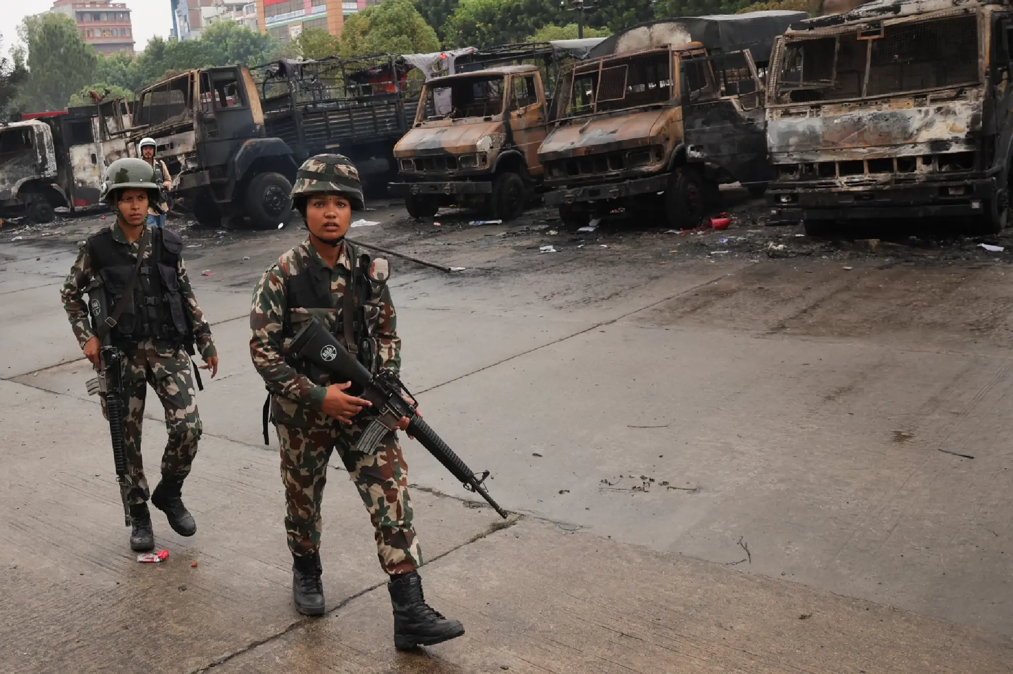 Nepalese army moves to restore order after protest