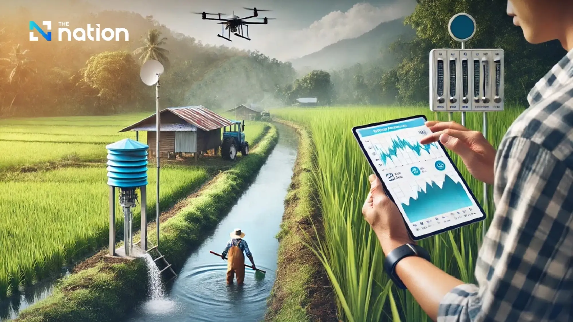 Thailand’s Royal Irrigation Department and UNDP strengthen climate resilience in Yom-Nan River basin through data, technology and participatory infrastructure development