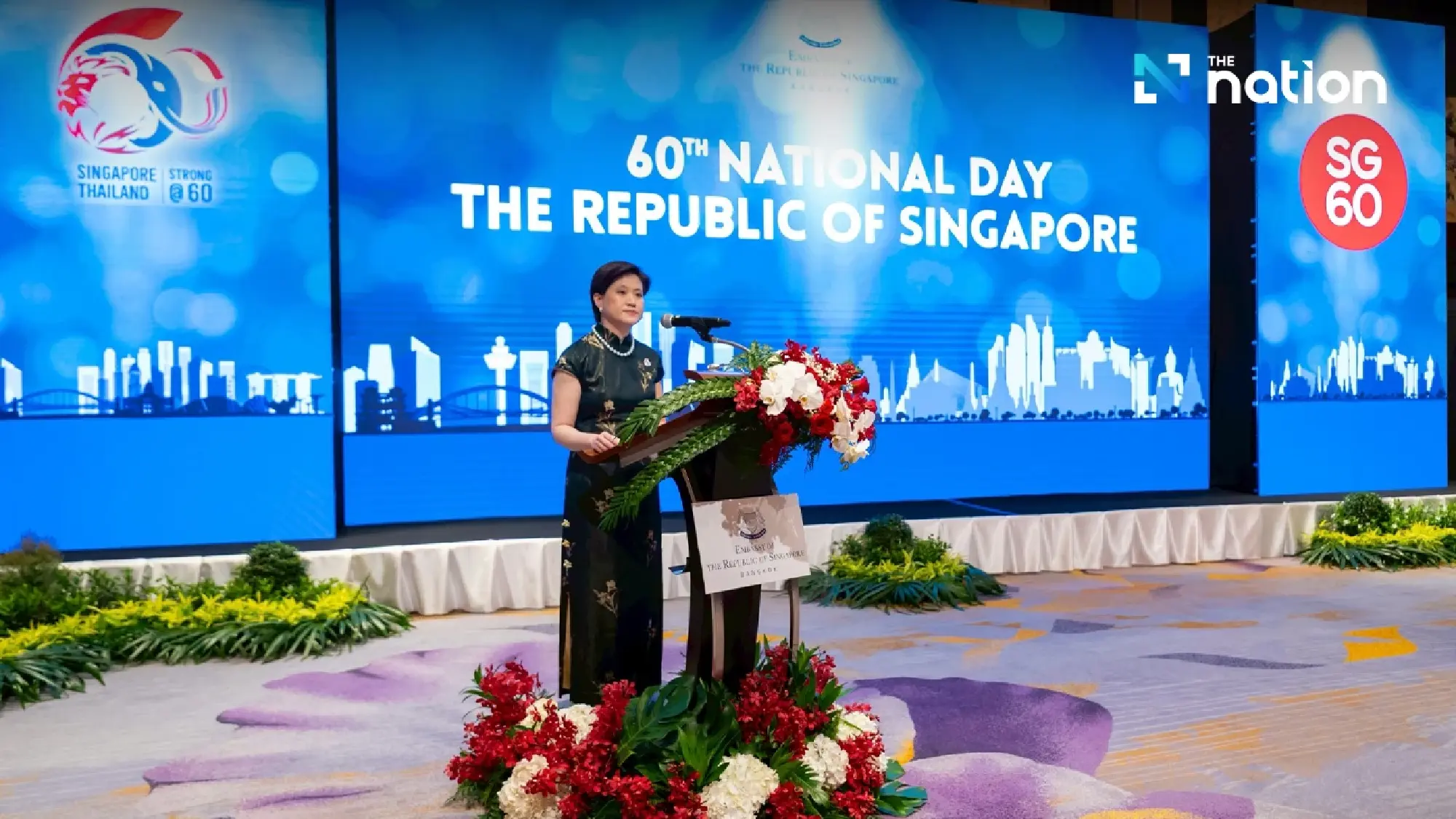 The Singapore Embassy in Bangkok hosted our National Day Reception on 6 August 2025 to commemorate Singapore's 60 years of independence and the 60th anniversary of Singapore-Thailand diplomatic relations.