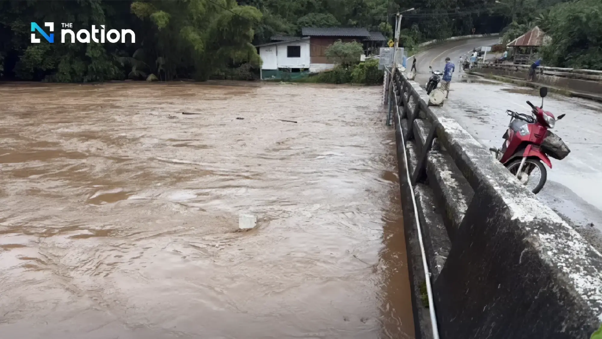 Severe flooding hits Mae Chaem, Chiang Mai, as Mae Chaem River bursts its banks