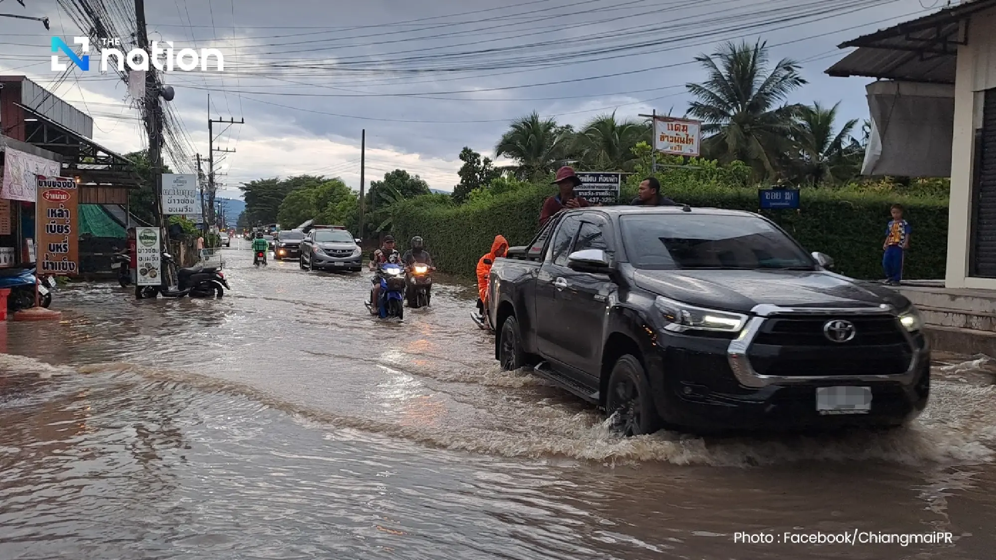 DDPM warns of Ping River nearing banks in San Sai, Chiang Mai; residents urged to move valuables and protect vulnerable