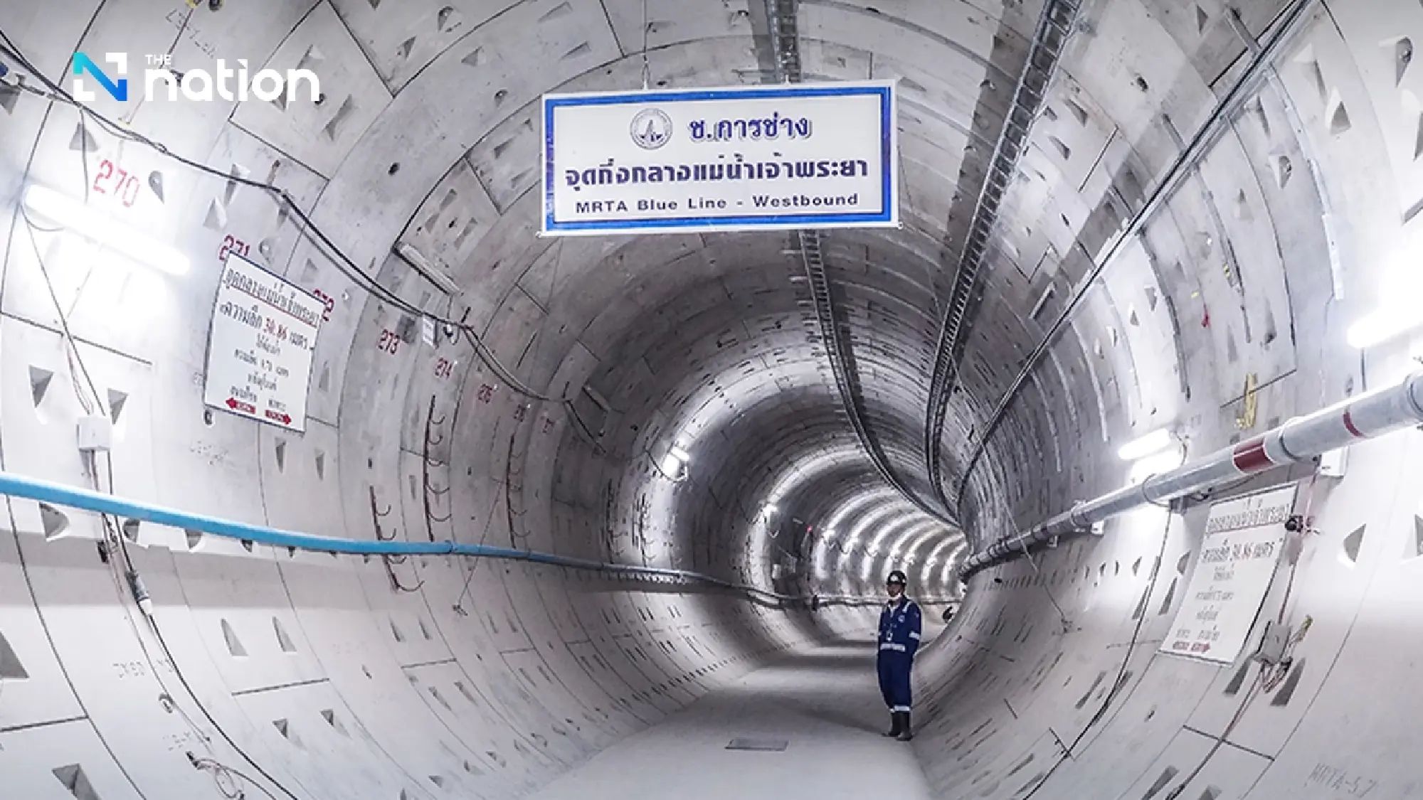 A metro ride beneath Bangkok’s iconic Chao Phraya River
