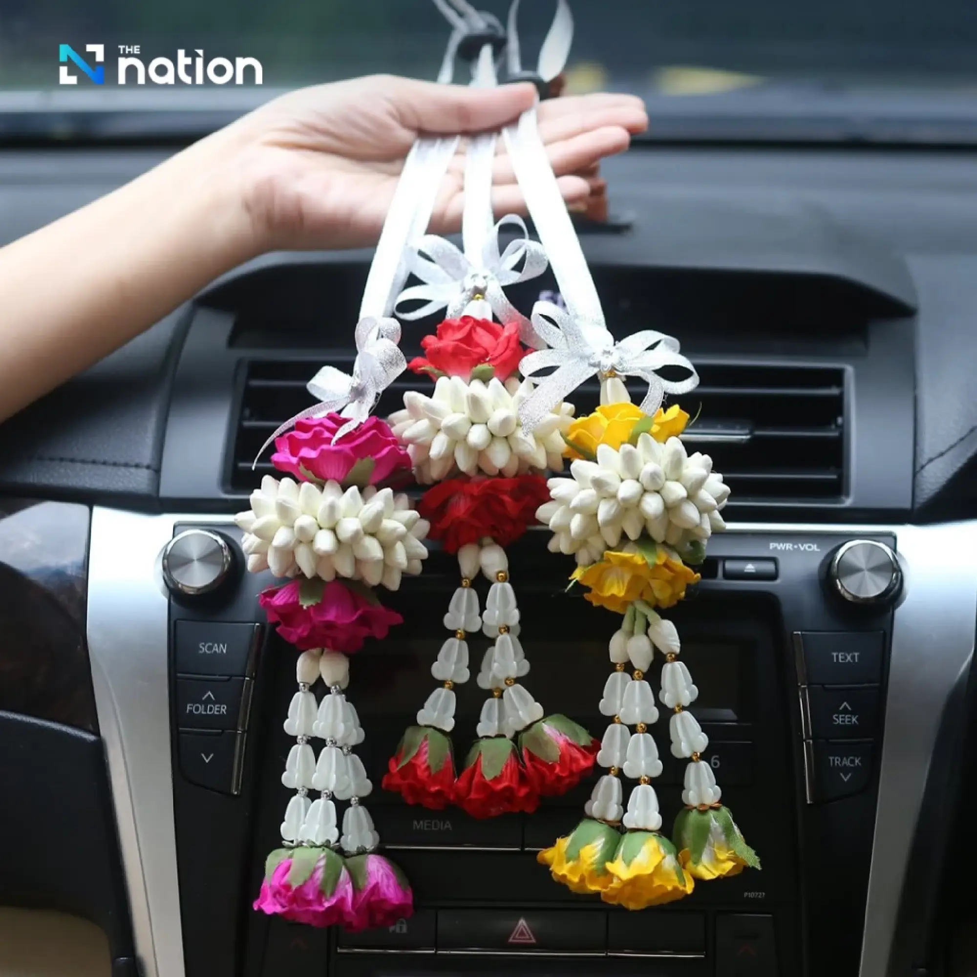 Why Thais sell flower garlands at red lights