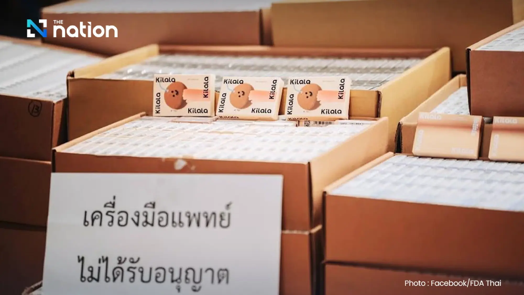 Police and FDA seize over 320,000 illegal contact lenses in Samut Prakan raid