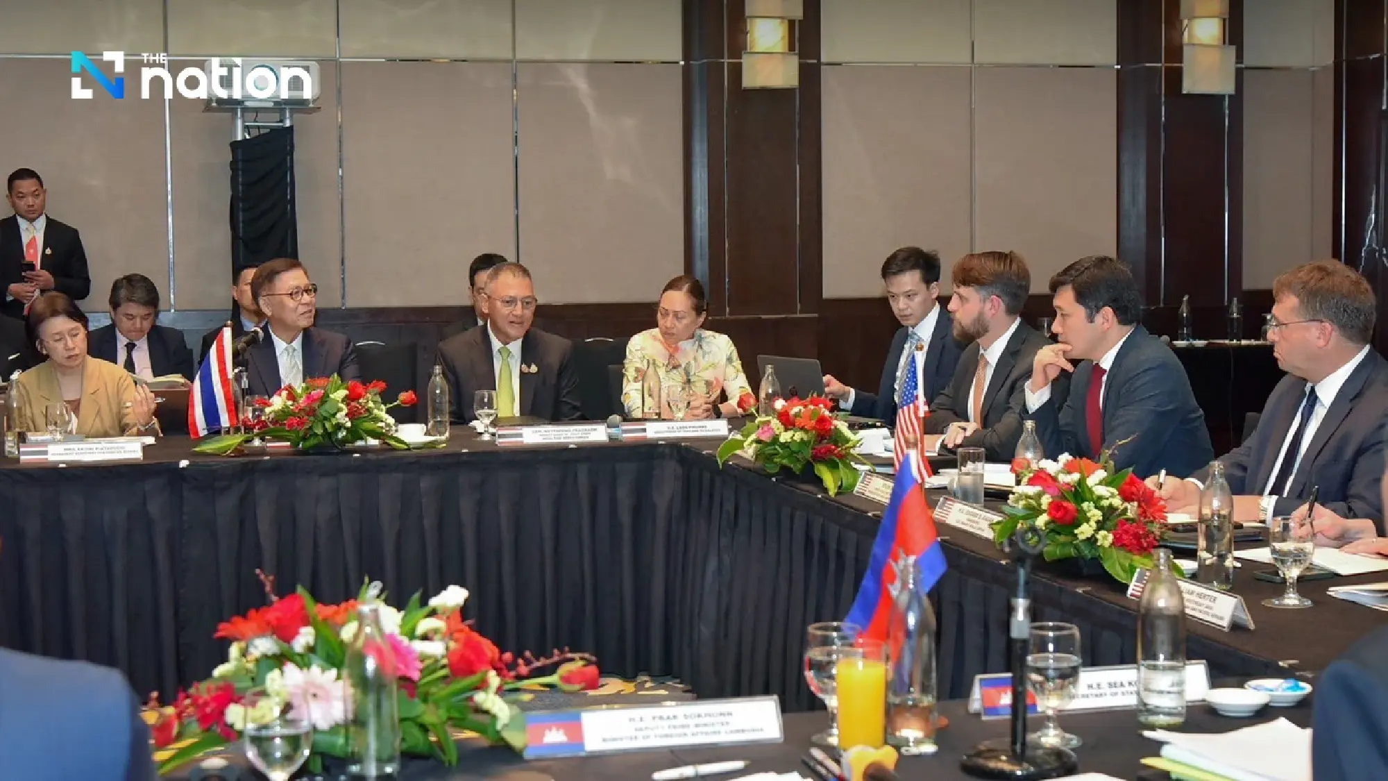 Sihasak attends four-party talks on easing Thai–Cambodian border tensions
