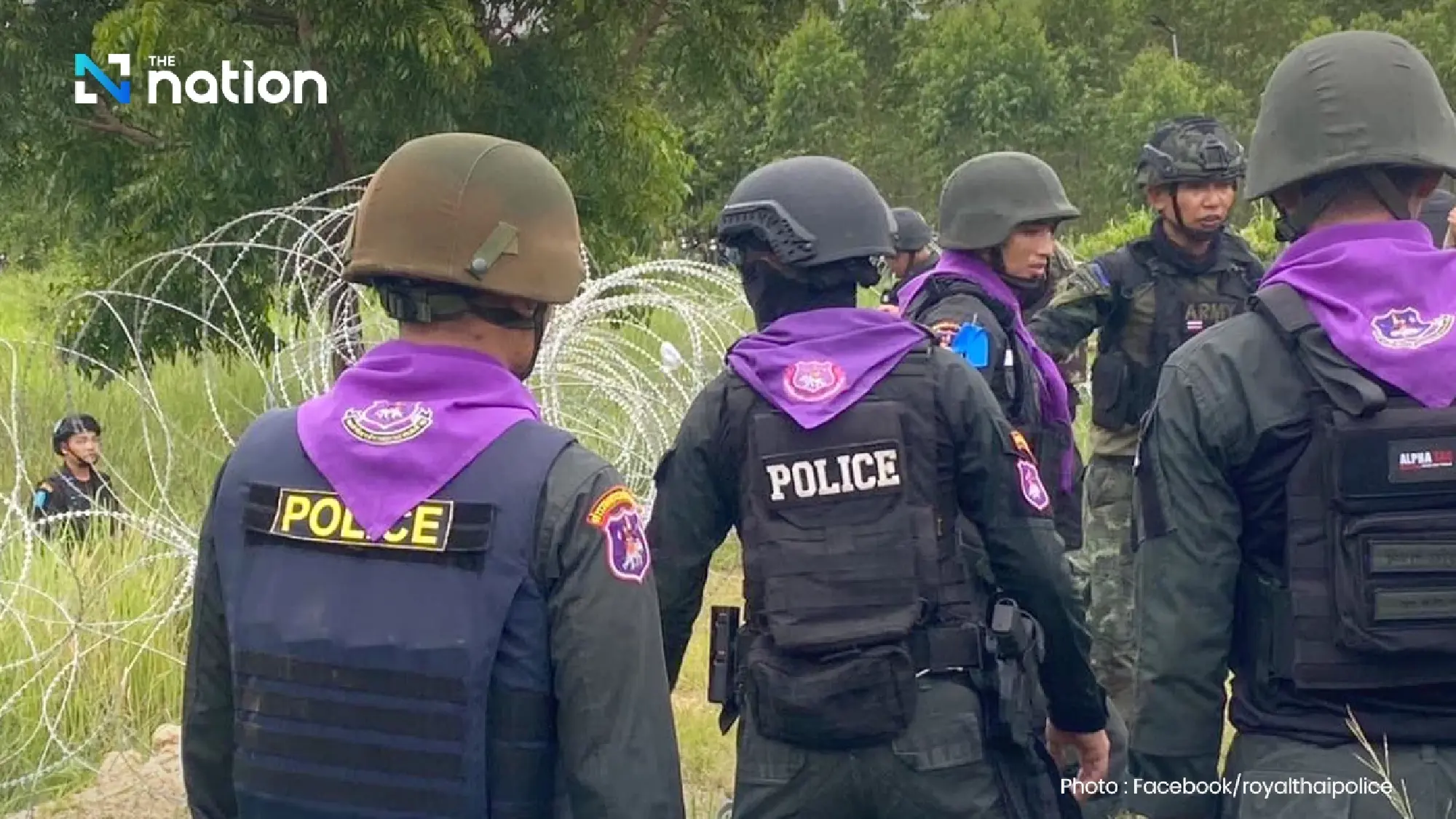 Crowd control officers deployed to handle Ban Nong Chan and Ban Nong Ya Kaeo threats, task force set up with UNODC, FBI, and Interpol