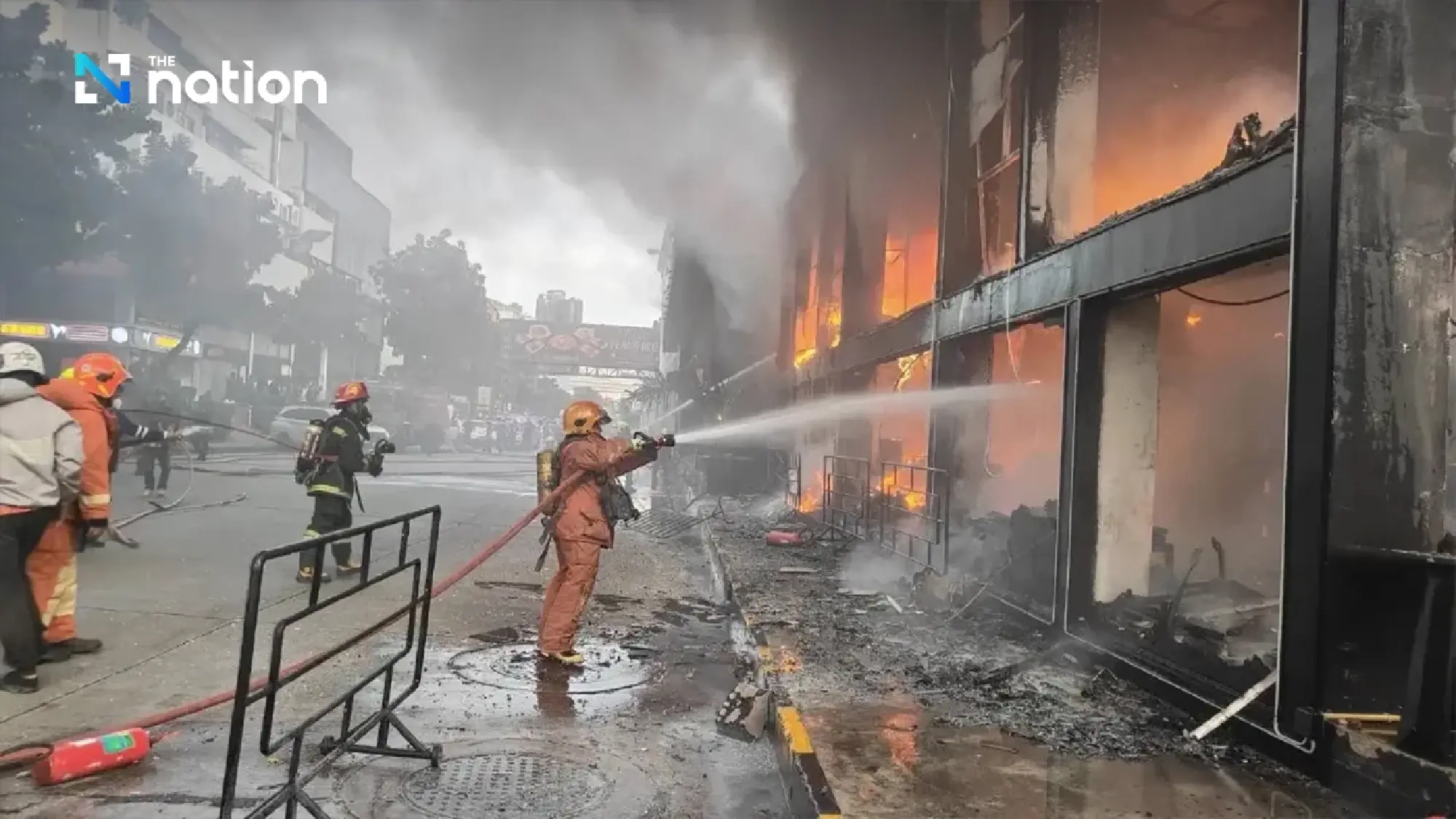 Fire breaks out at popular restaurant in Bangkok’s RCA area