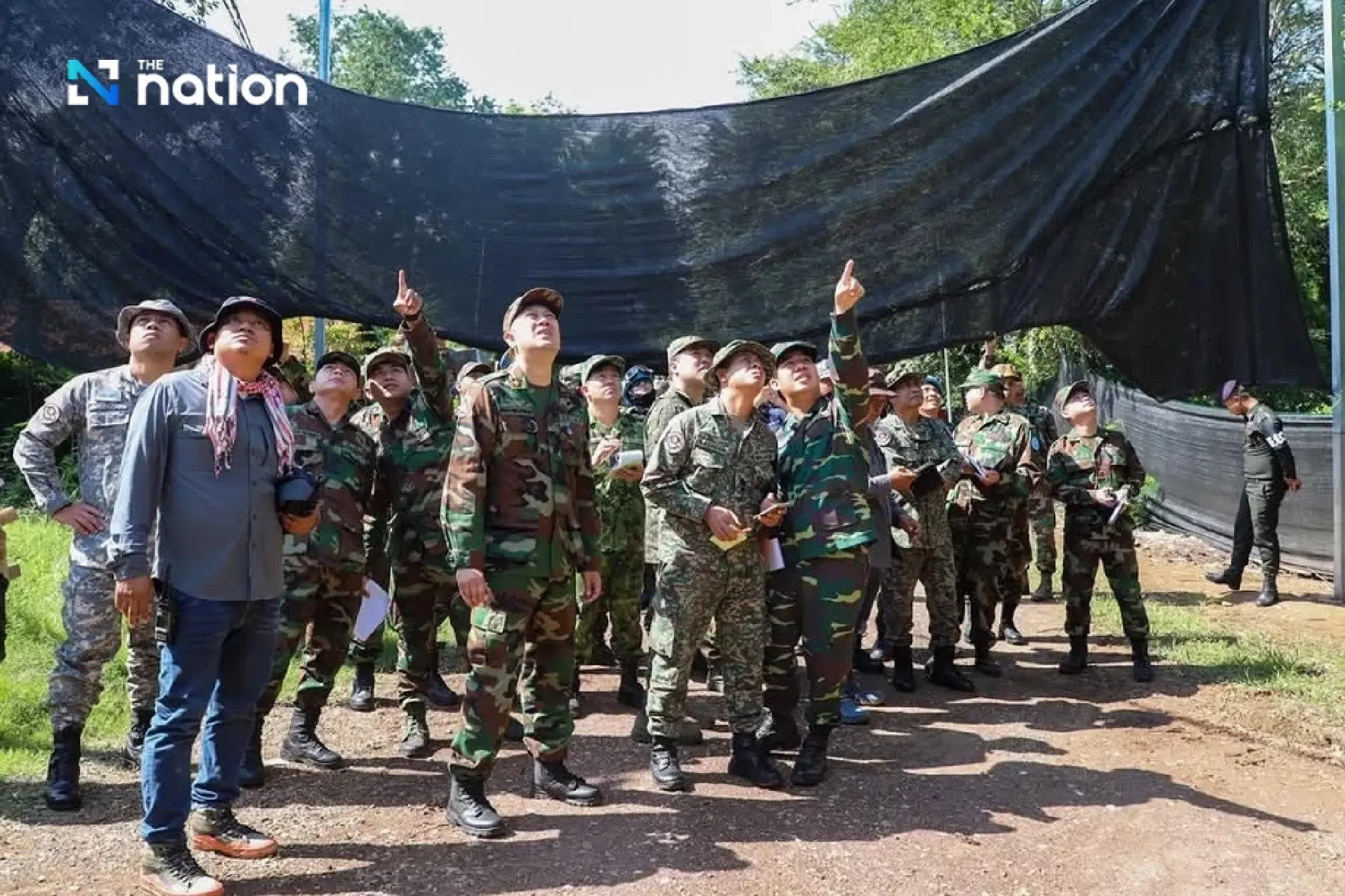 Thai Air Force Chief warns of readiness as Cambodian troops and civilians gather along Prey Chan border