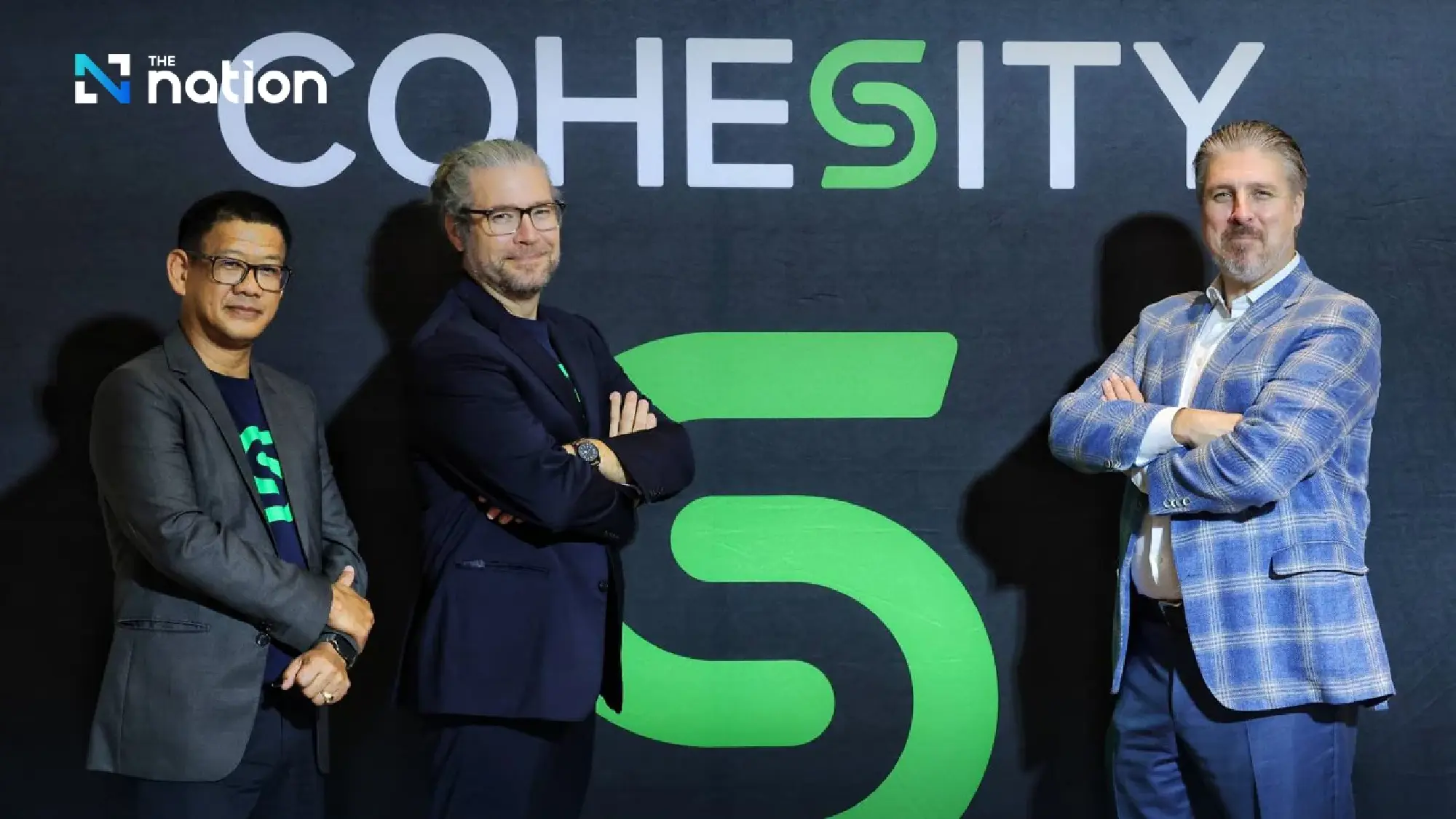 From right: • Kit Beall, Chief Revenue Officer (CRO), Cohesity • Greg Statton, Chief Technology Officer (CTO) for Asia Pacific and Japan (APJ), Cohesity • Pramut Sriwichian, Country Director for Thailand and the Indochina Region, Cohesity