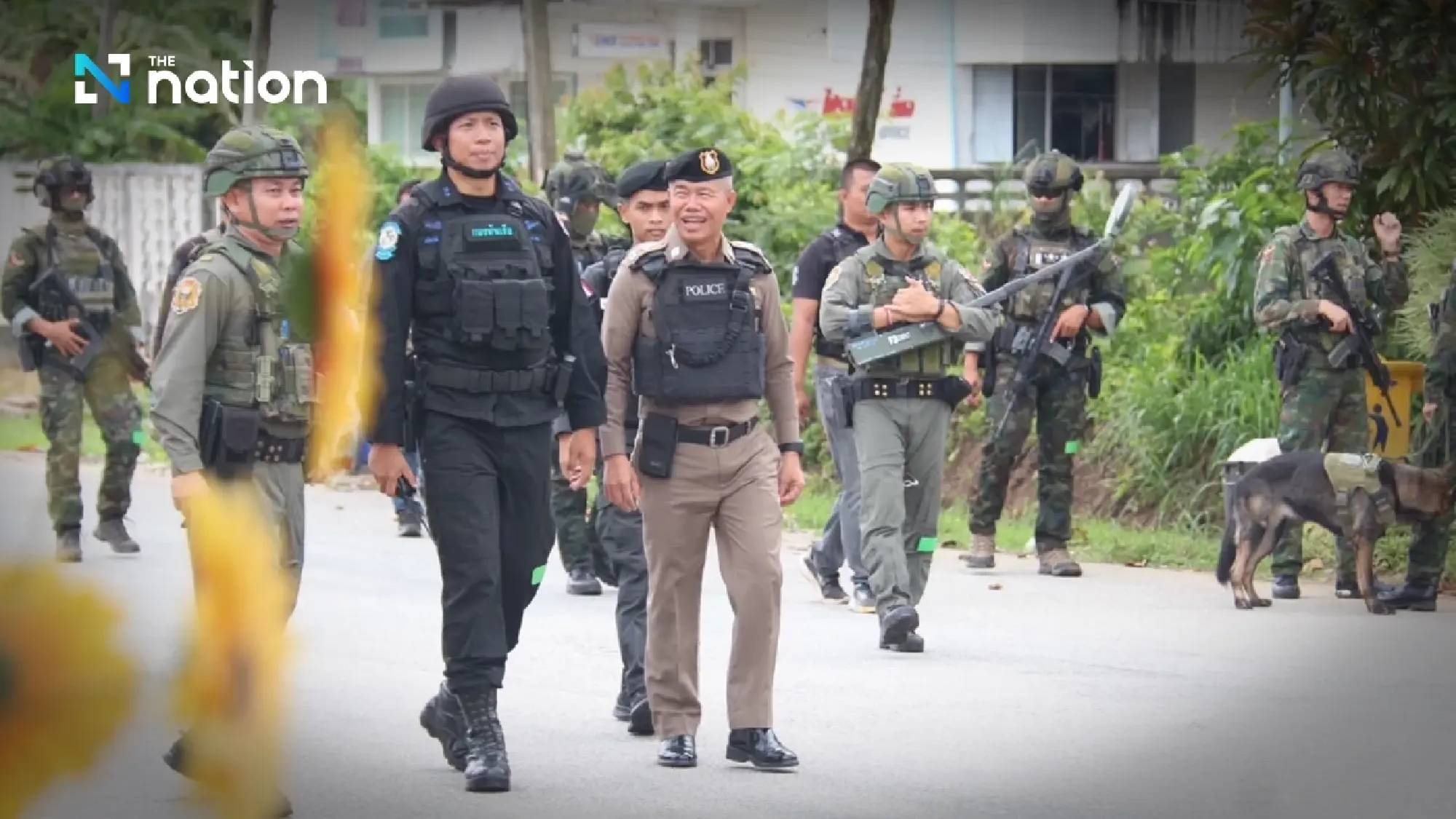 Three police, six civilians injured in Narathiwat bomb attack