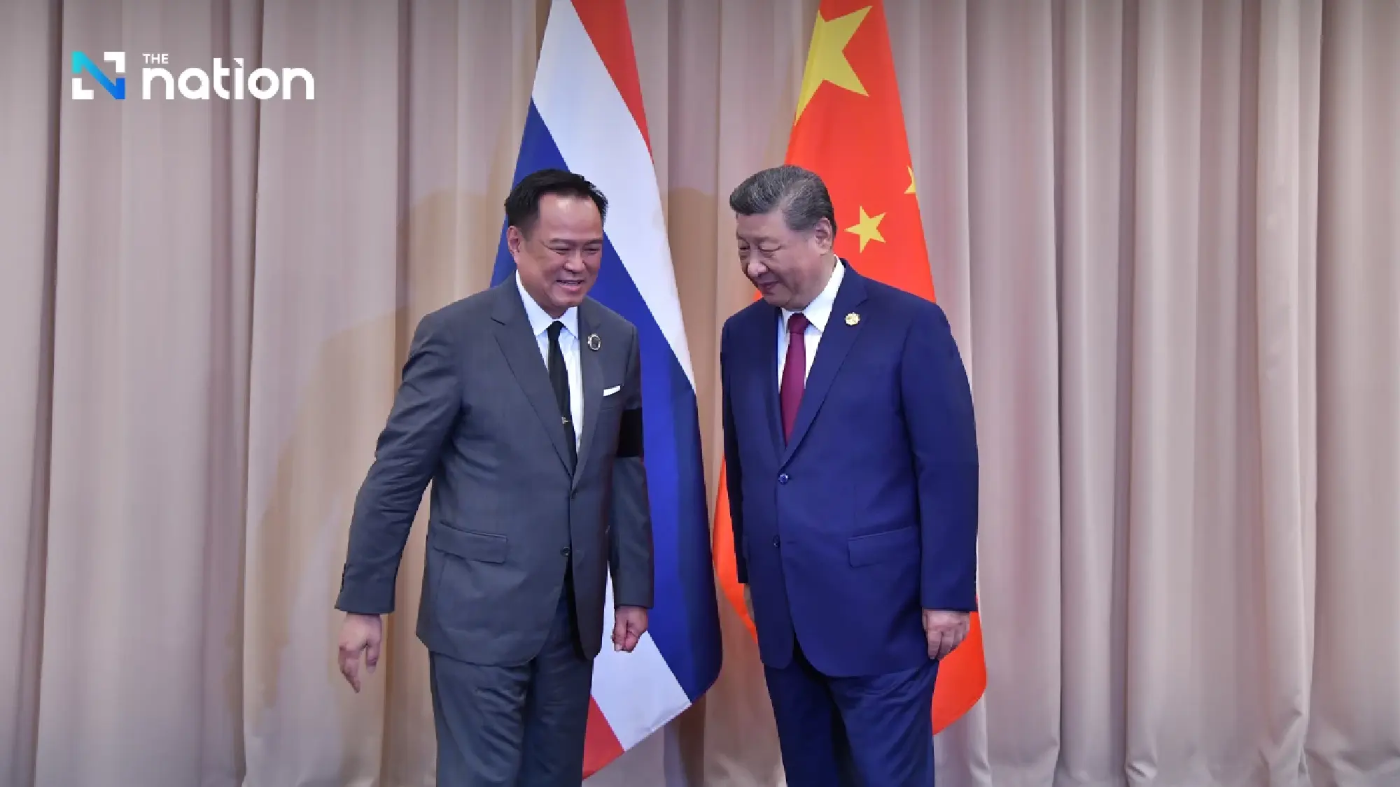 Anutin Reaffirms 'No Casino' Policy in Key Talks with China's Xi