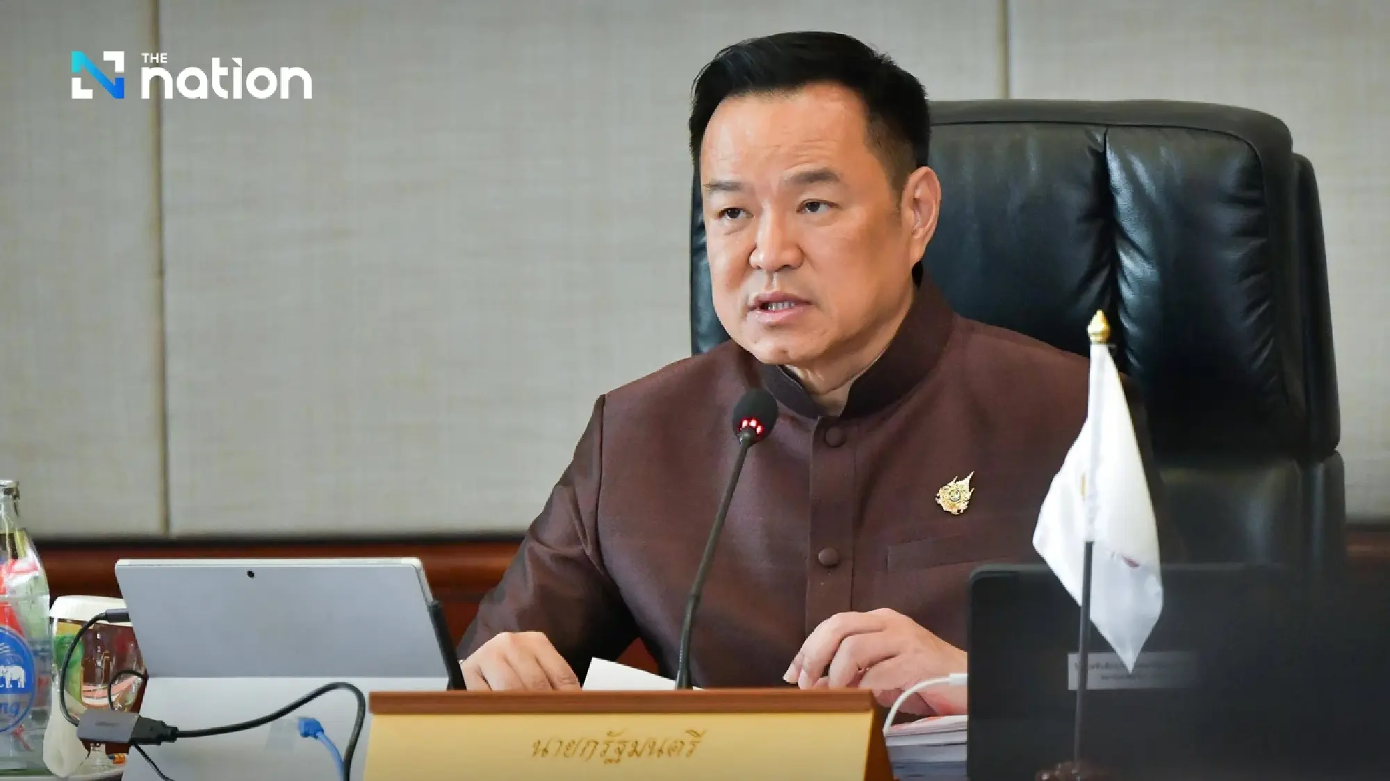 Anutin plans Ban Nong Chan visit, says those encroaching on Thai soil must leave