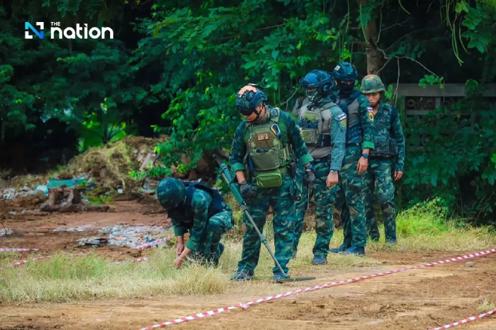 First Army speeds up mine clearance and bunker work in Sa Kaeo