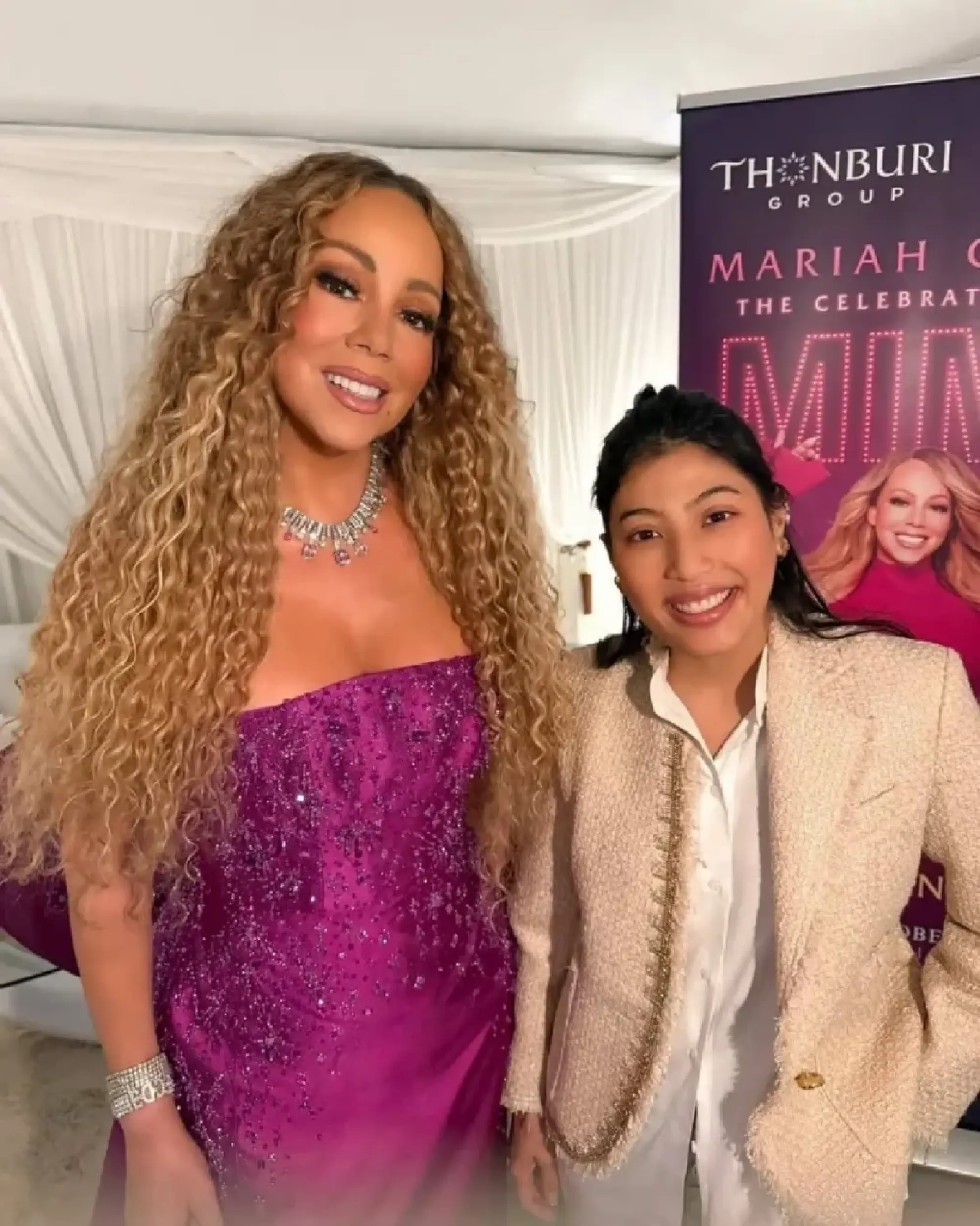 Princess Sirivannavari designs gown for Mariah Carey’s Bangkok concert