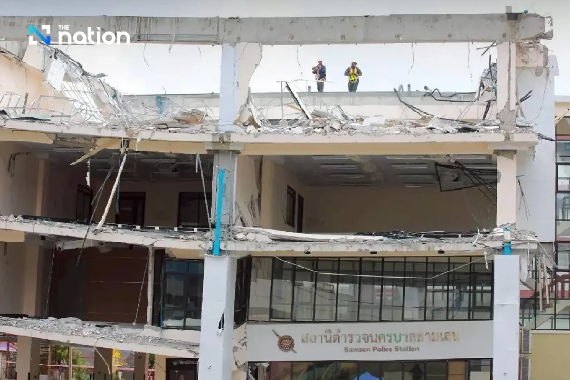 Chadchart says new crack at Samsen sinkhole site under close watch