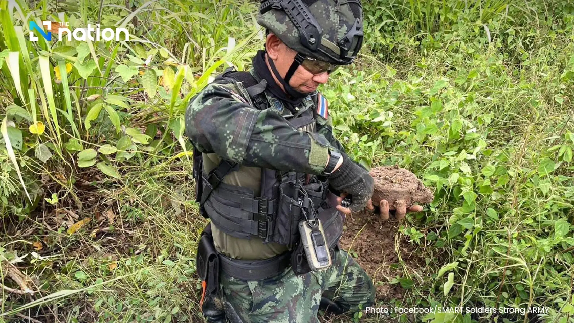 Thai army uncovers 3 landmines in Sa Kaeo, pledges ongoing clearance