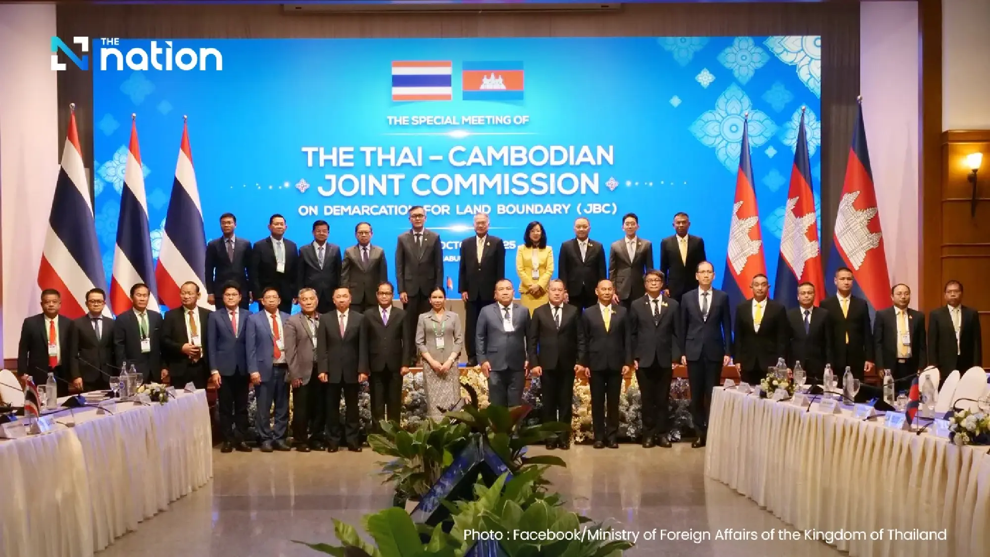 JBC agrees to survey, lay temporary border marks at Ban Nong Chan and Ban Nong Ya Kaeo