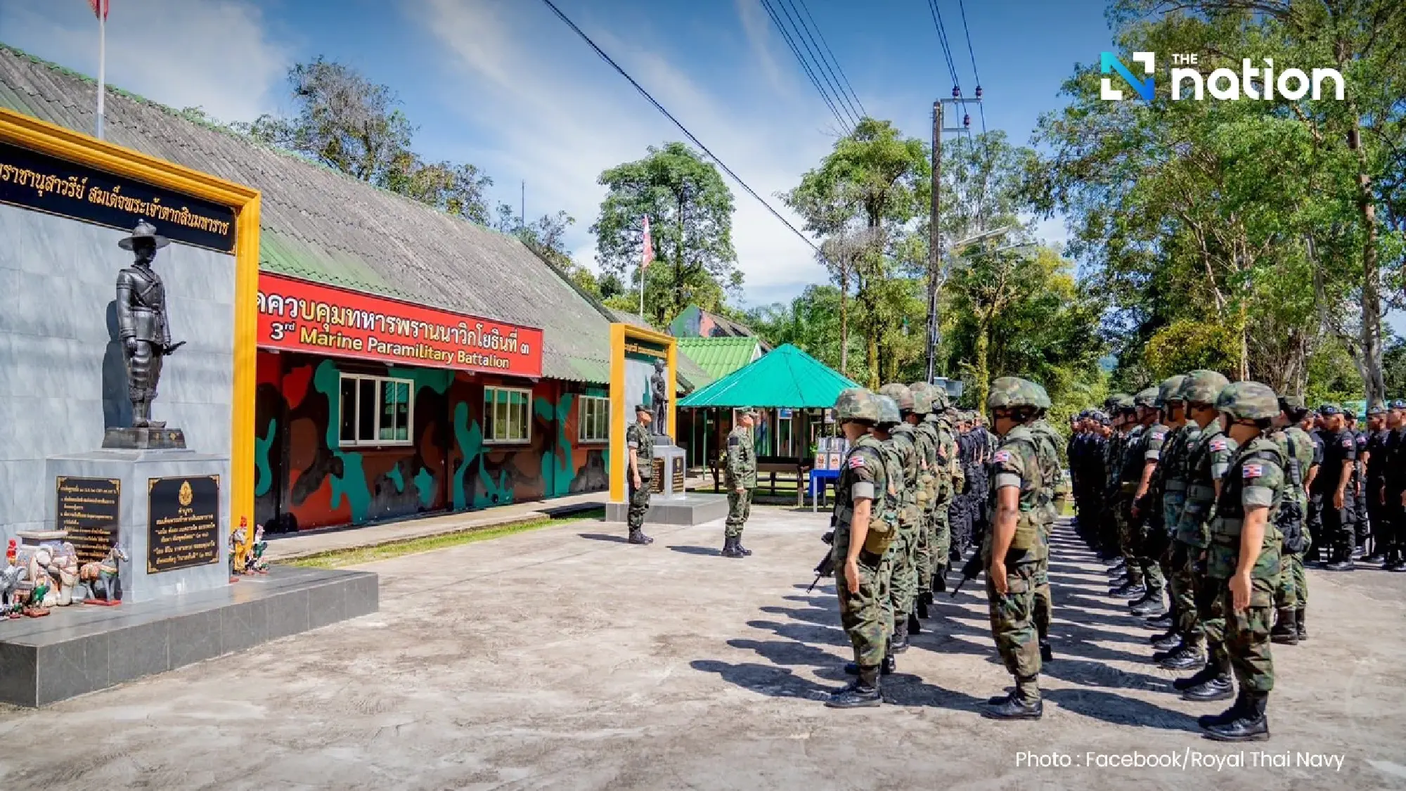 Navy chief visits Chanthaburi, Trat to prepare for border fence construction