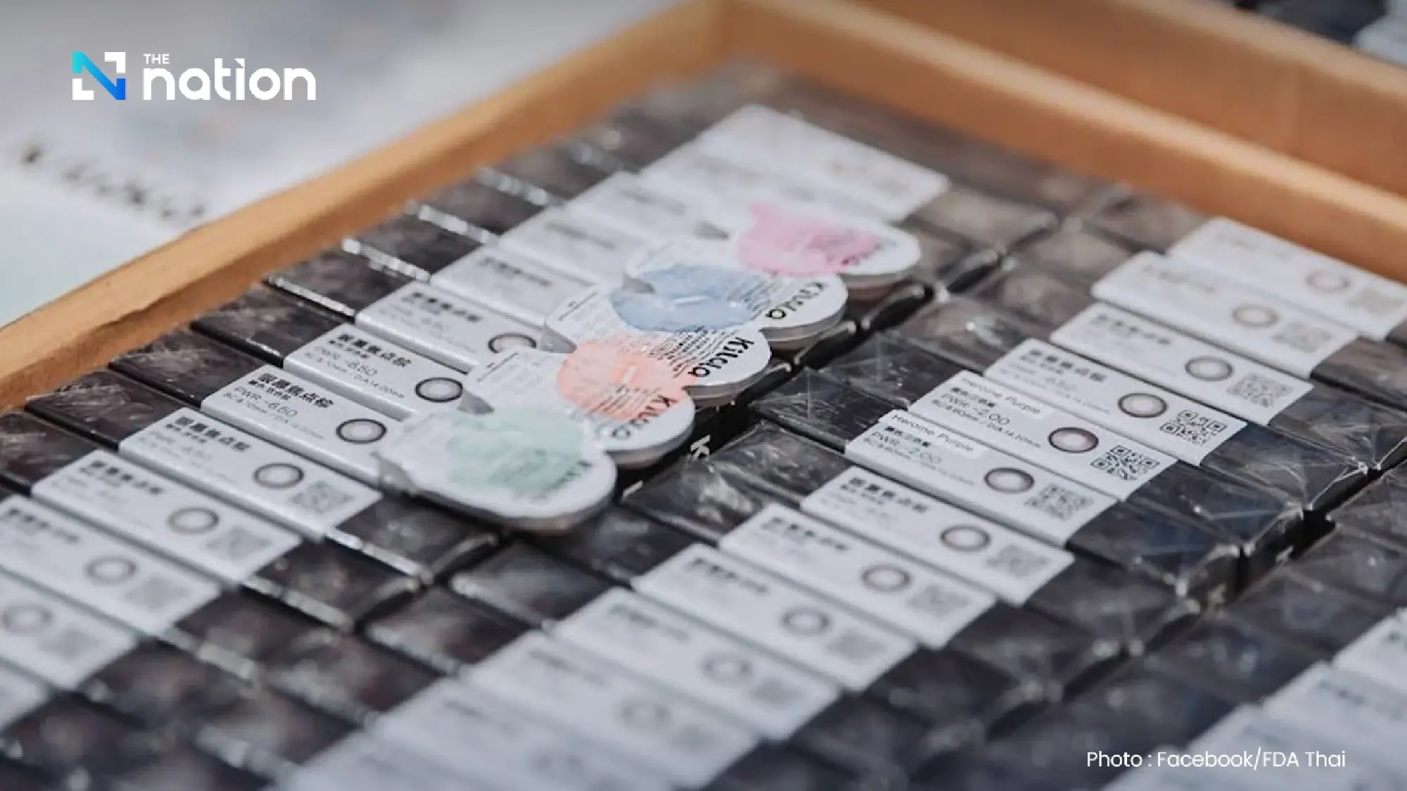 Police and FDA seize over 320,000 illegal contact lenses in Samut Prakan raid